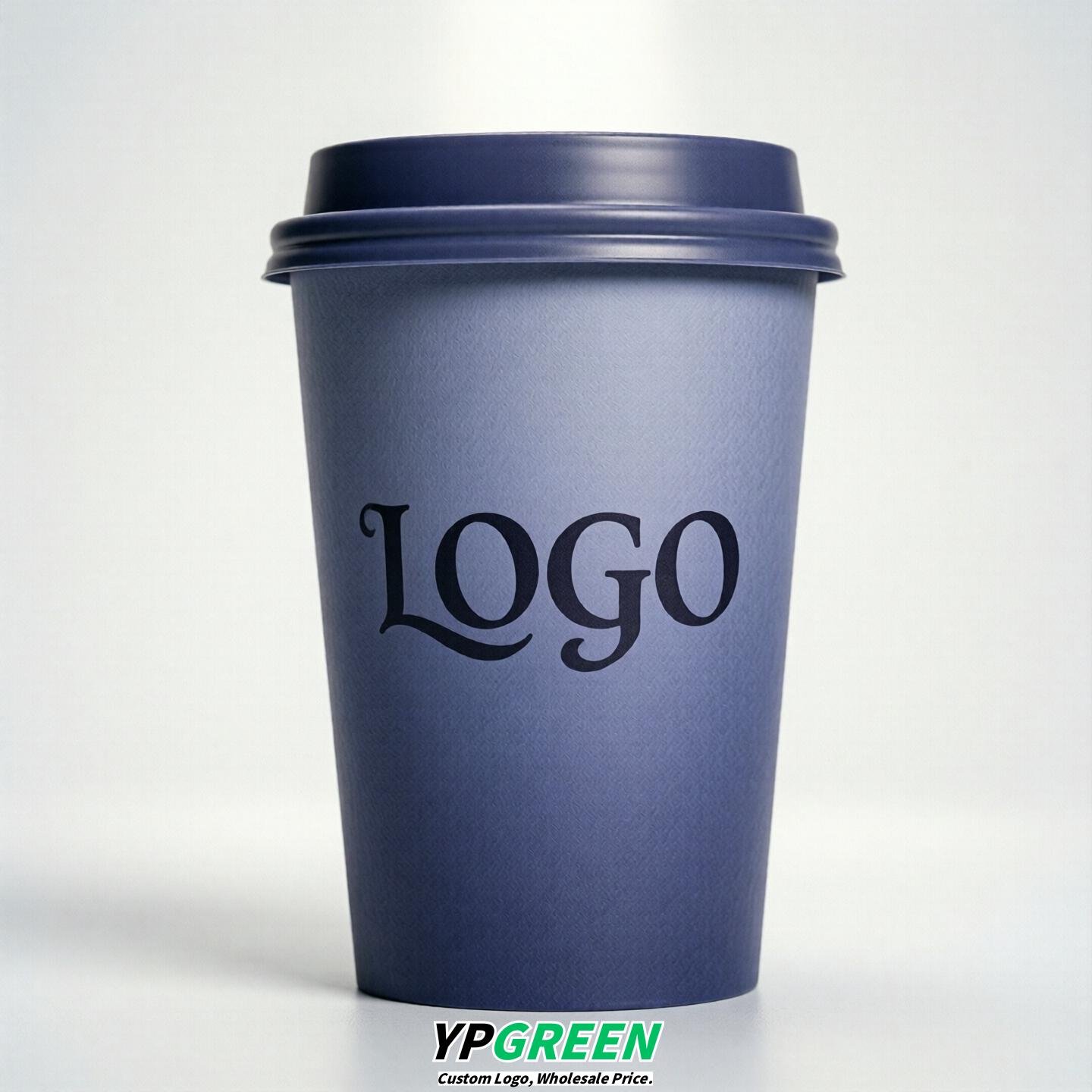 Periwinkle Gradient Paper Cups 8oz/10oz/12oz/16oz/20oz/22oz
