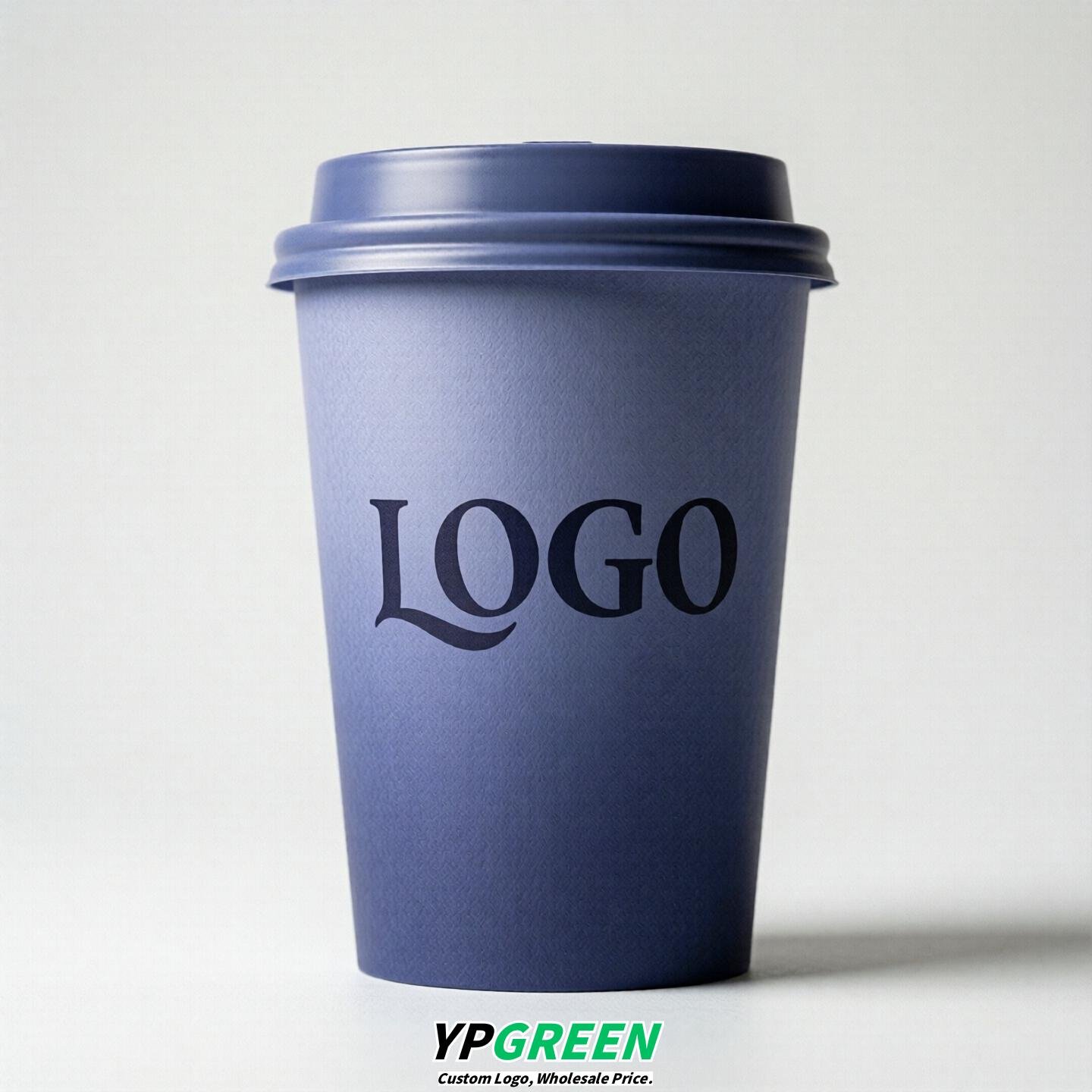 Periwinkle Gradient Paper Cups 8oz/10oz/12oz/16oz/20oz/22oz