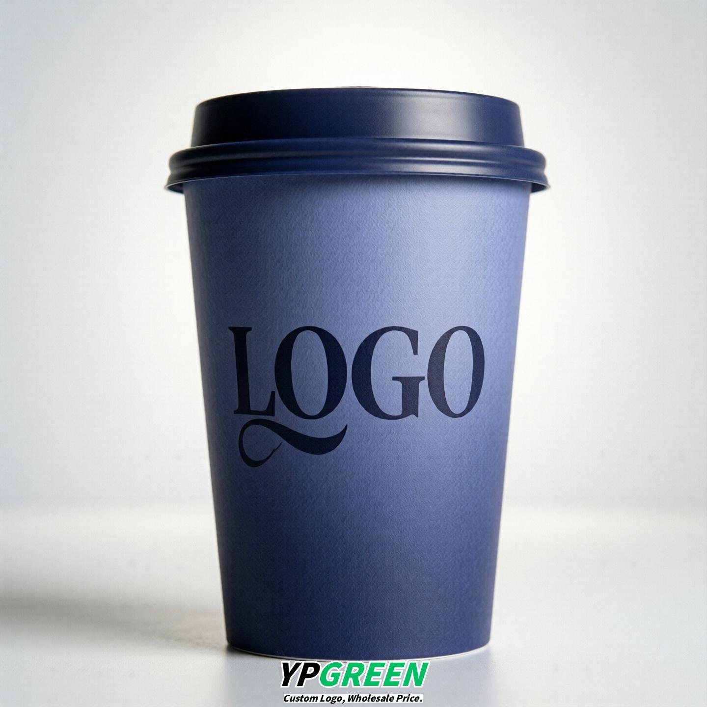Periwinkle Gradient Paper Cups 8oz/10oz/12oz/16oz/20oz/22oz
