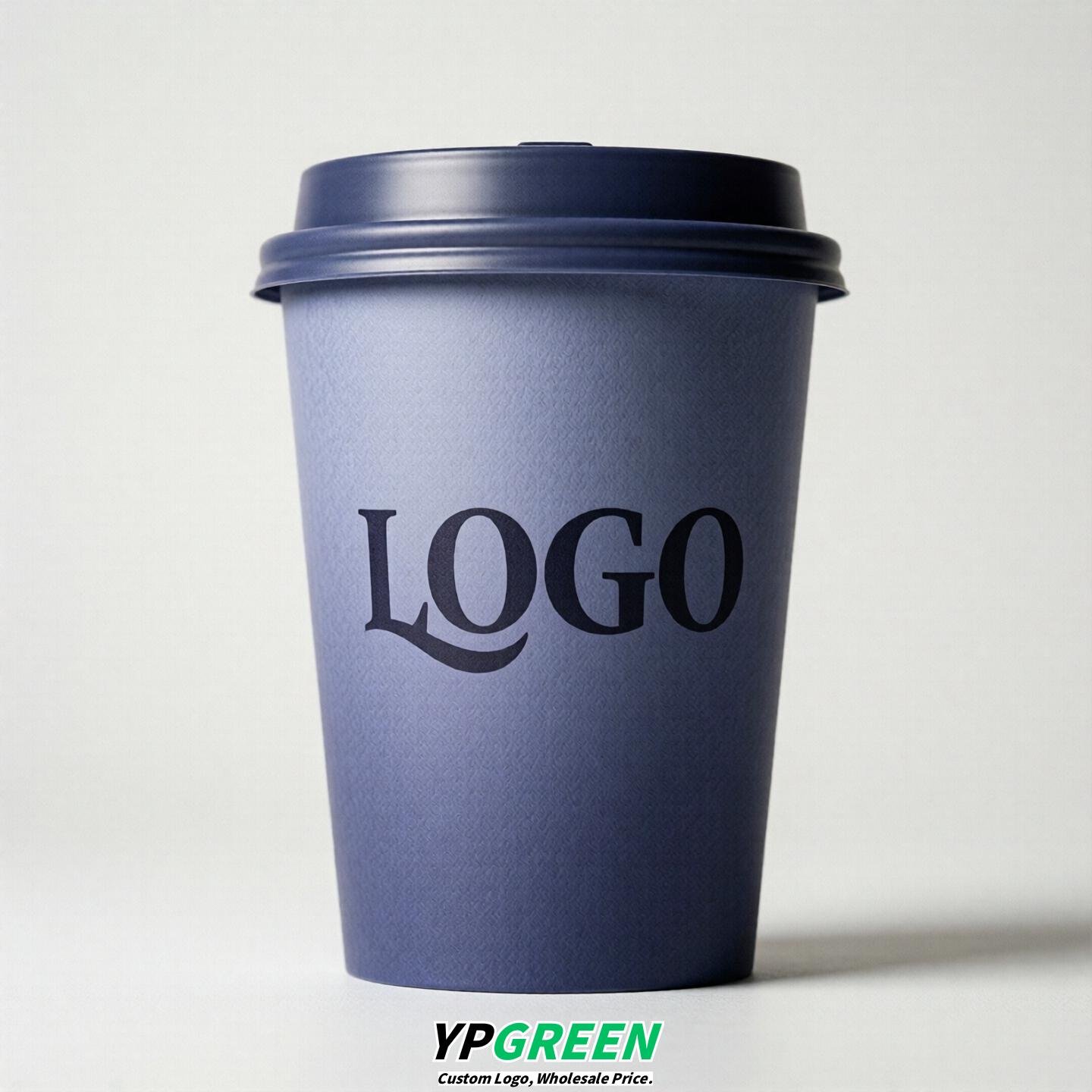 Periwinkle Gradient Paper Cups 8oz/10oz/12oz/16oz/20oz/22oz