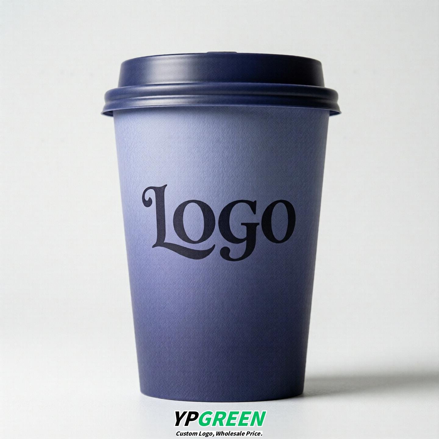 Periwinkle Gradient Paper Cups 8oz/10oz/12oz/16oz/20oz/22oz