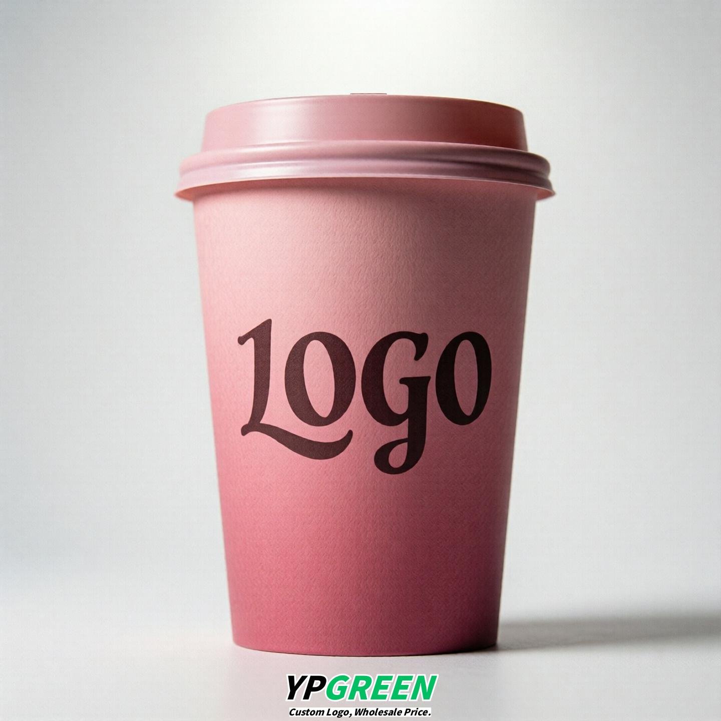 Pink Gradient Paper Cups 8oz/10oz/12oz/16oz/20oz/22oz