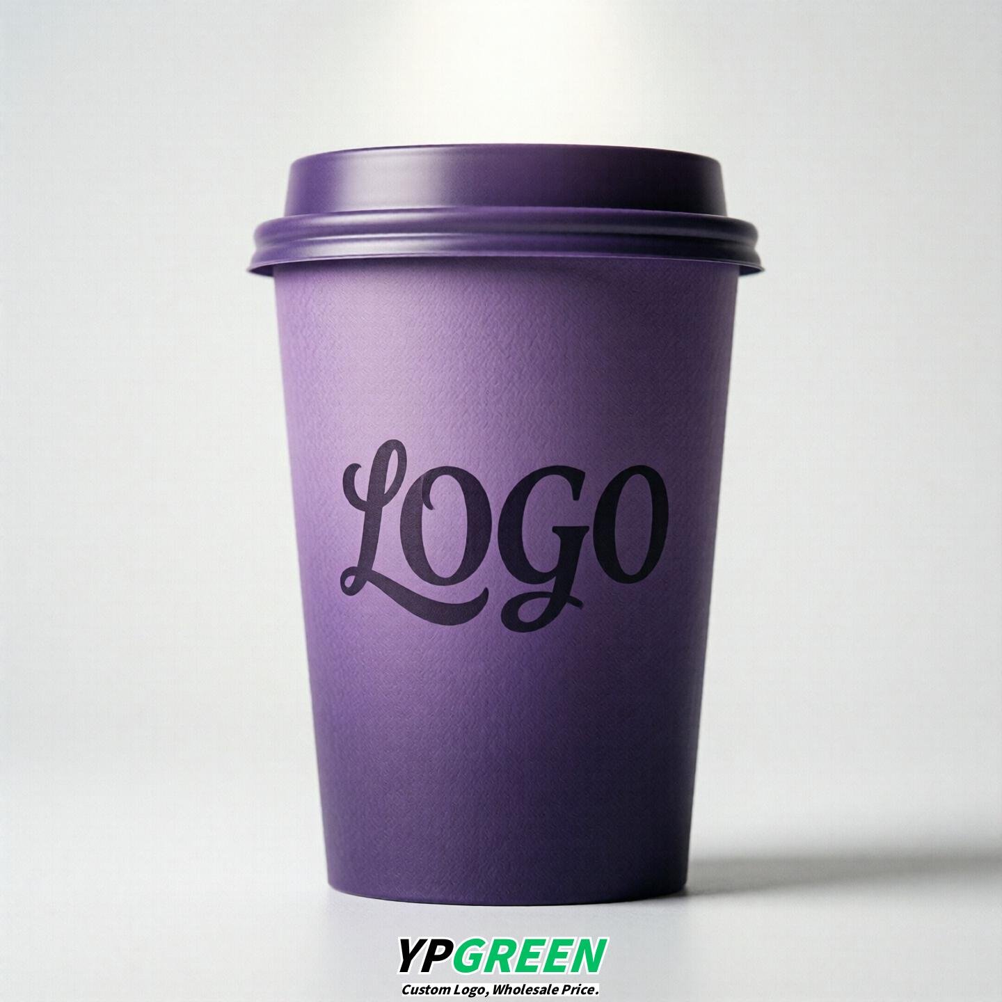 Purple Gradient Paper Cups 8oz/10oz/12oz/16oz/20oz/22oz