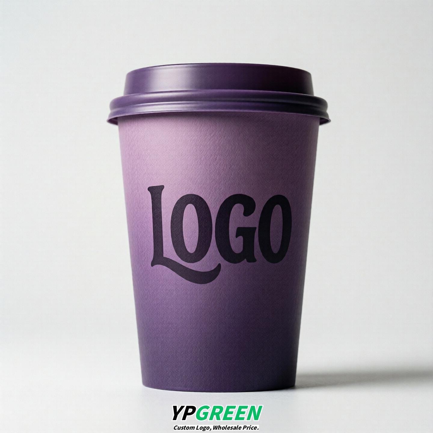 Purple Gradient Paper Cups 8oz/10oz/12oz/16oz/20oz/22oz