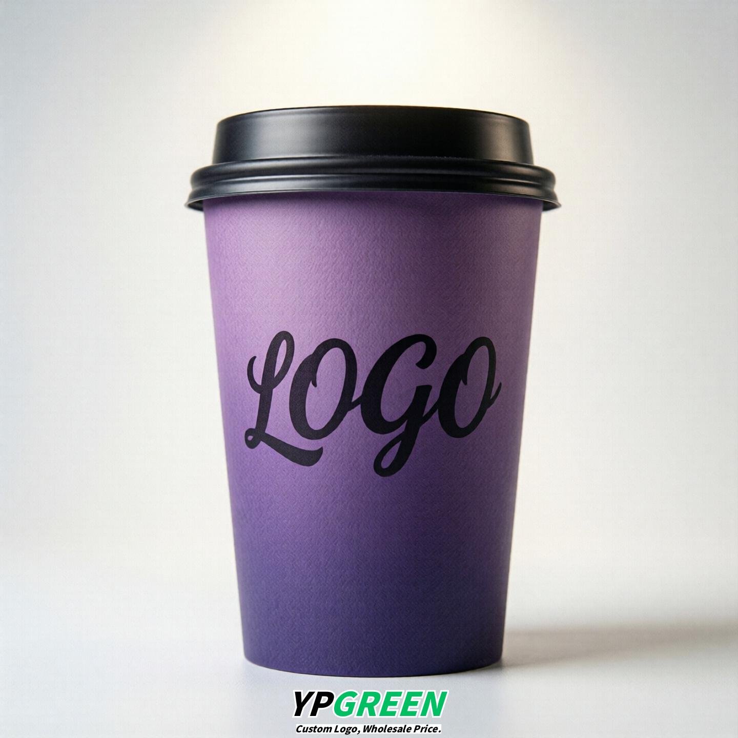Purple Gradient Paper Cups 8oz/10oz/12oz/16oz/20oz/22oz