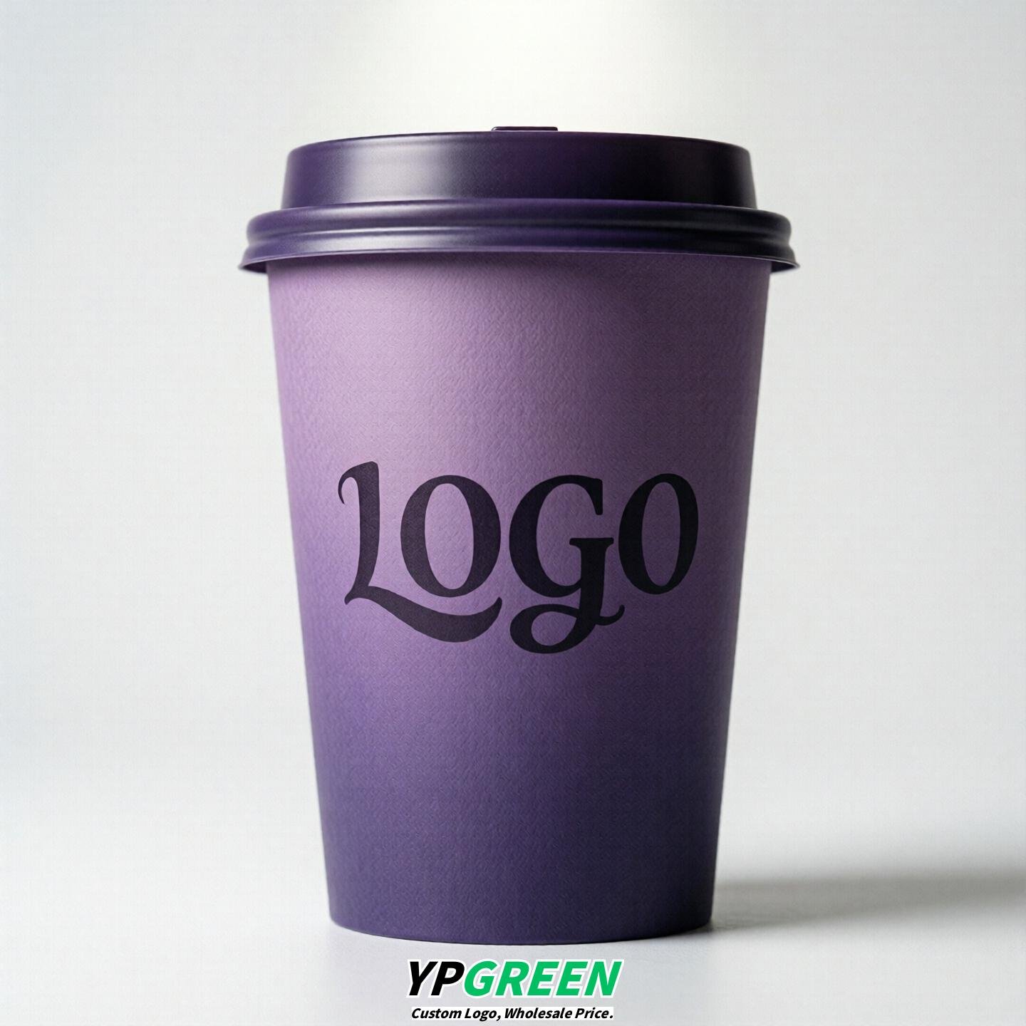 Purple Gradient Paper Cups 8oz/10oz/12oz/16oz/20oz/22oz