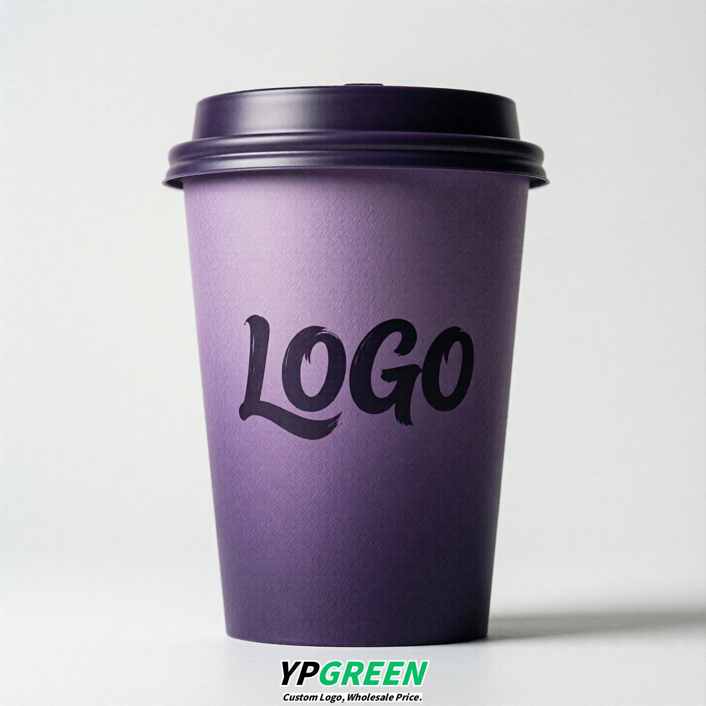 Purple Gradient Paper Cups 8oz/10oz/12oz/16oz/20oz/22oz