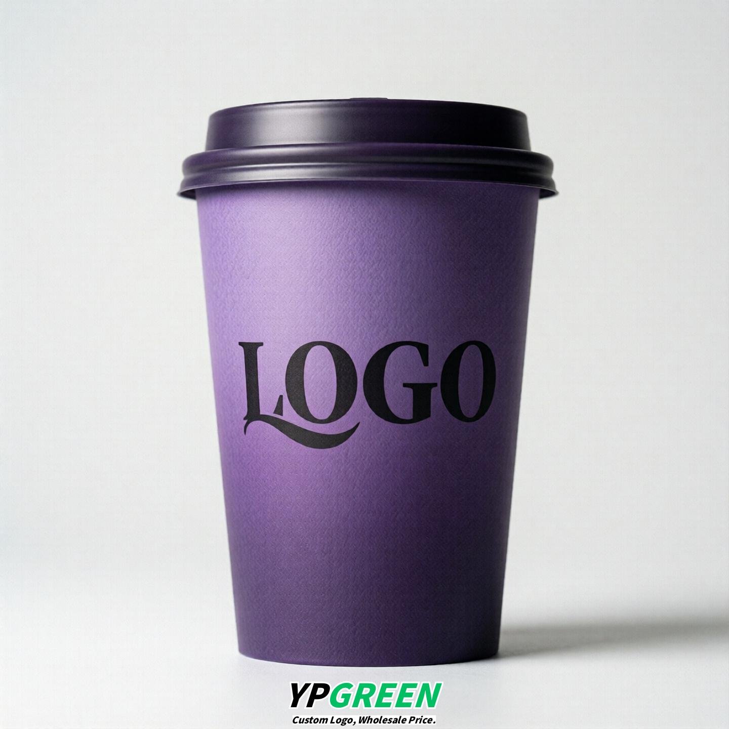 Purple Gradient Paper Cups 8oz/10oz/12oz/16oz/20oz/22oz