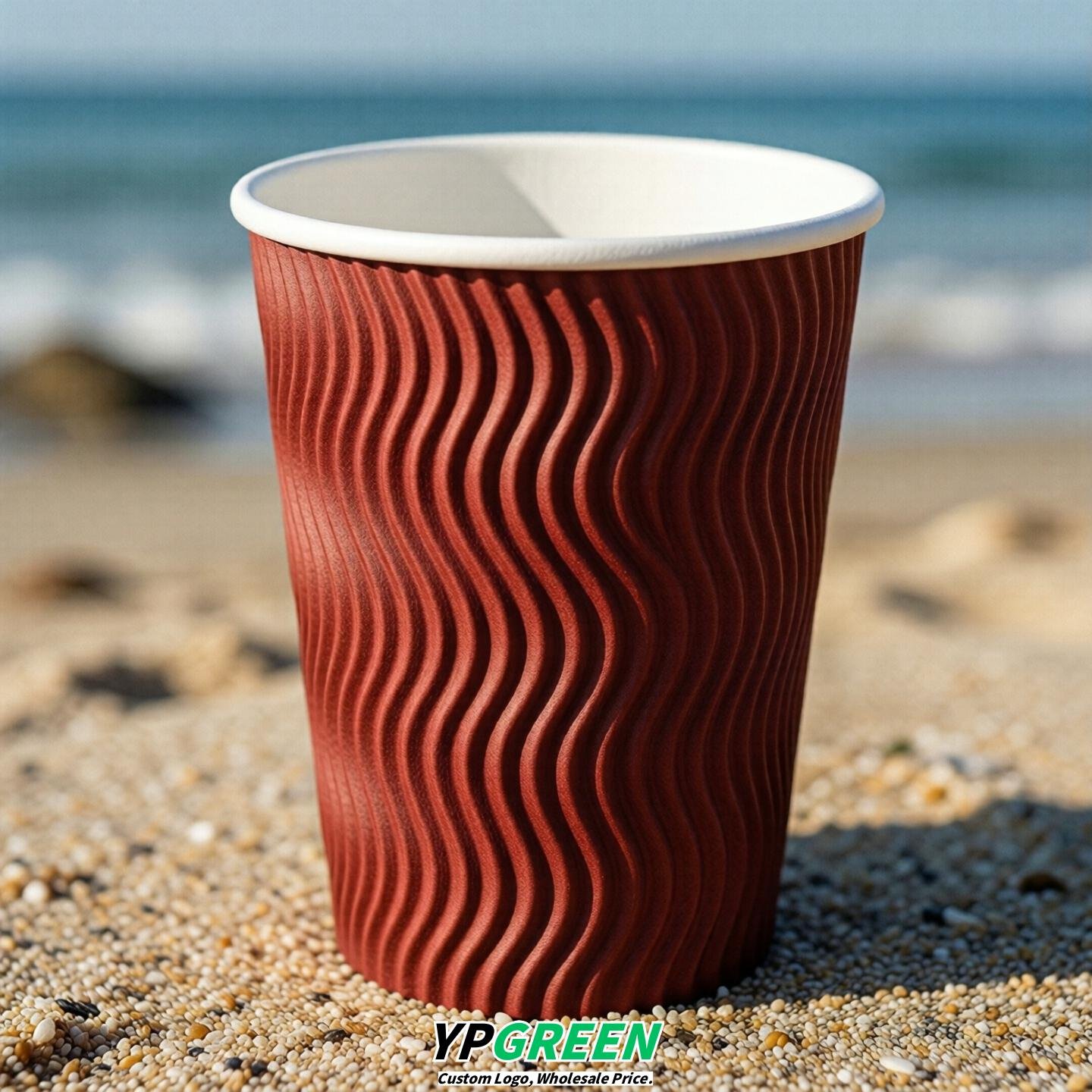 Red Embossed Paper Cups 10oz/12oz/16oz/20oz/22oz Red Embossed Paper Cups 10oz/12oz/16oz/20oz/22oz
