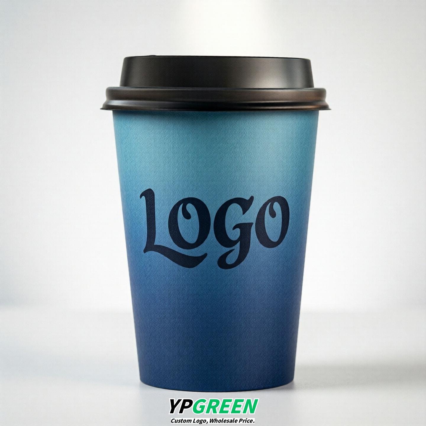 Sapphire Gradient Paper Cups 8oz/10oz/12oz/16oz/20oz/22oz