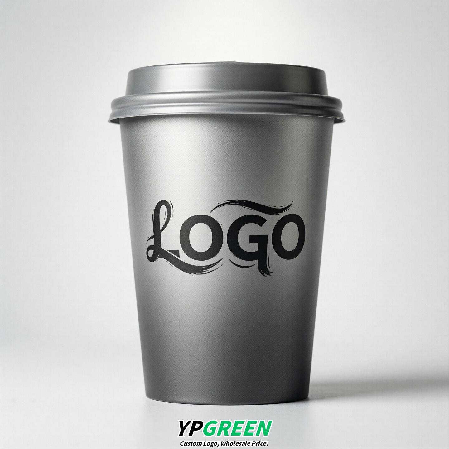 Silver Gradient Paper Cups 8oz/10oz/12oz/16oz/20oz/22oz