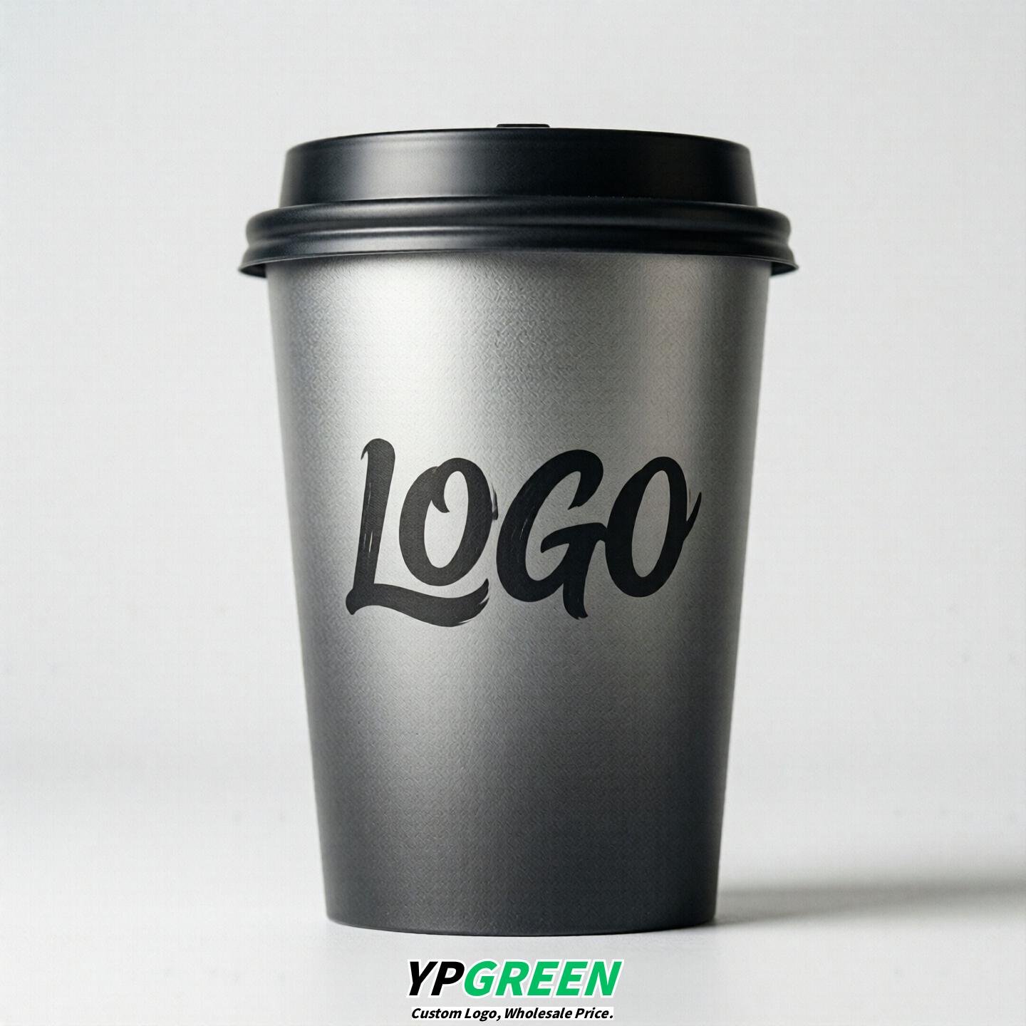 Silver Gradient Paper Cups 8oz/10oz/12oz/16oz/20oz/22oz