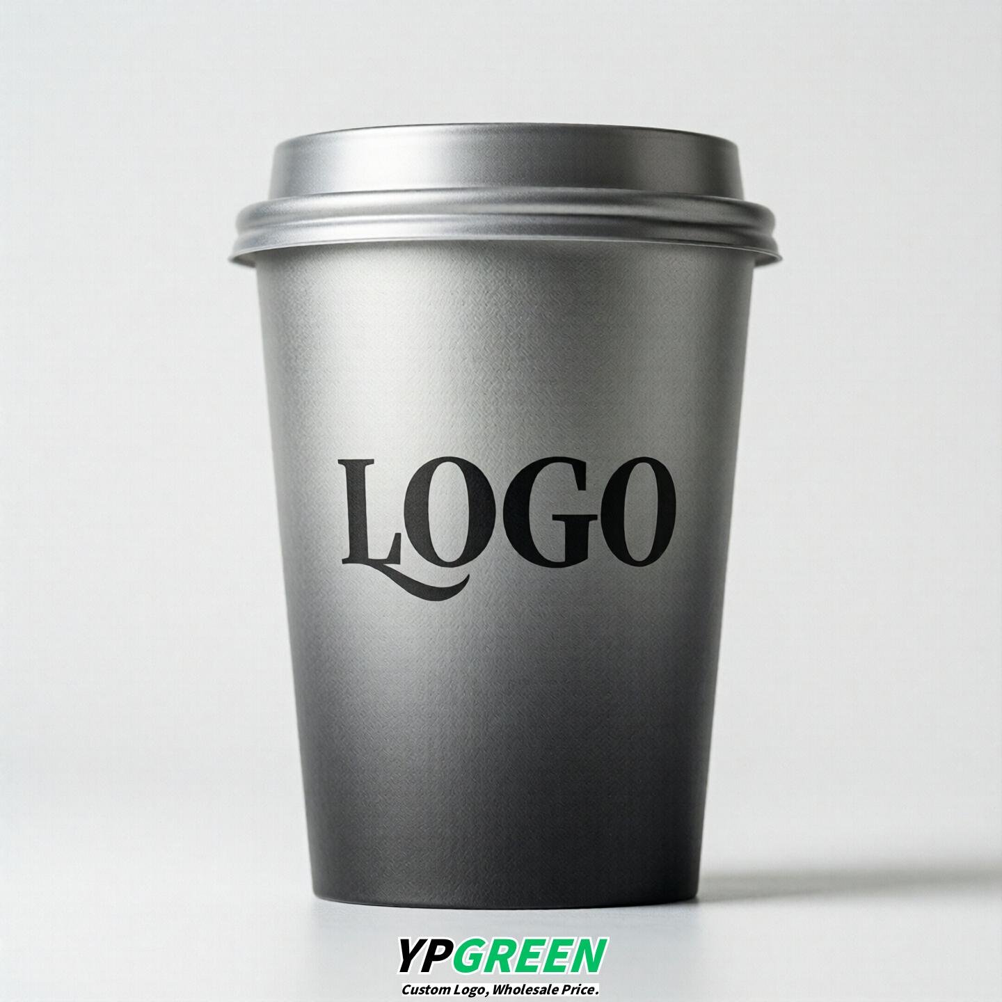 Silver Gradient Paper Cups 8oz/10oz/12oz/16oz/20oz/22oz