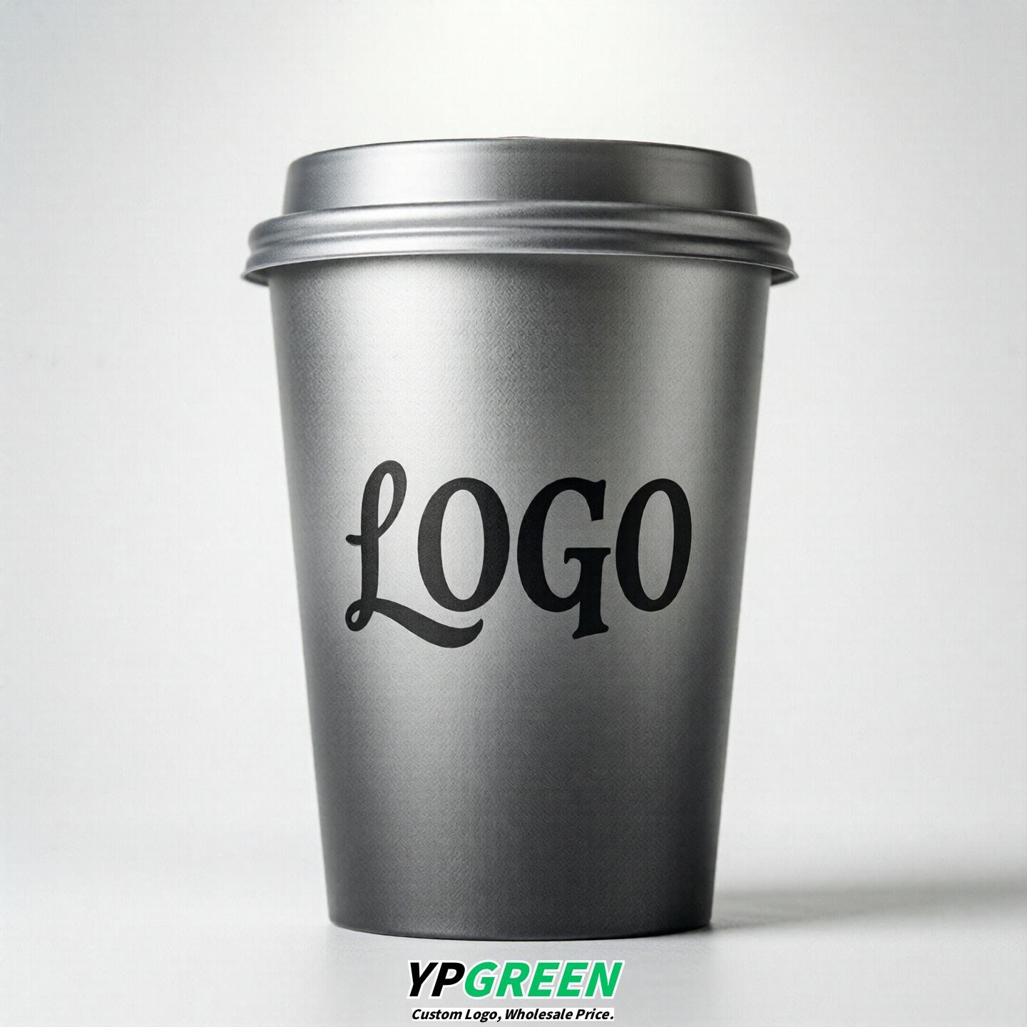 Silver Gradient Paper Cups 8oz/10oz/12oz/16oz/20oz/22oz