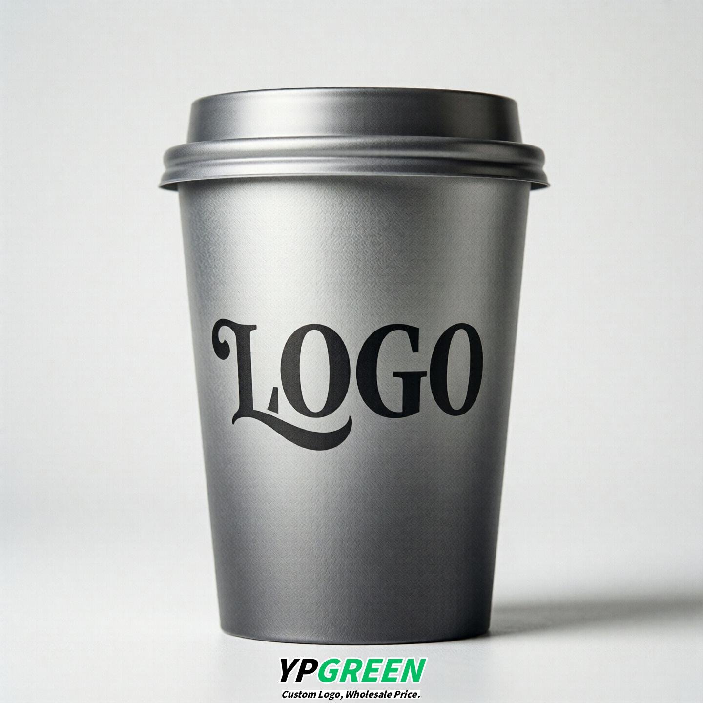 Silver Gradient Paper Cups 8oz/10oz/12oz/16oz/20oz/22oz
