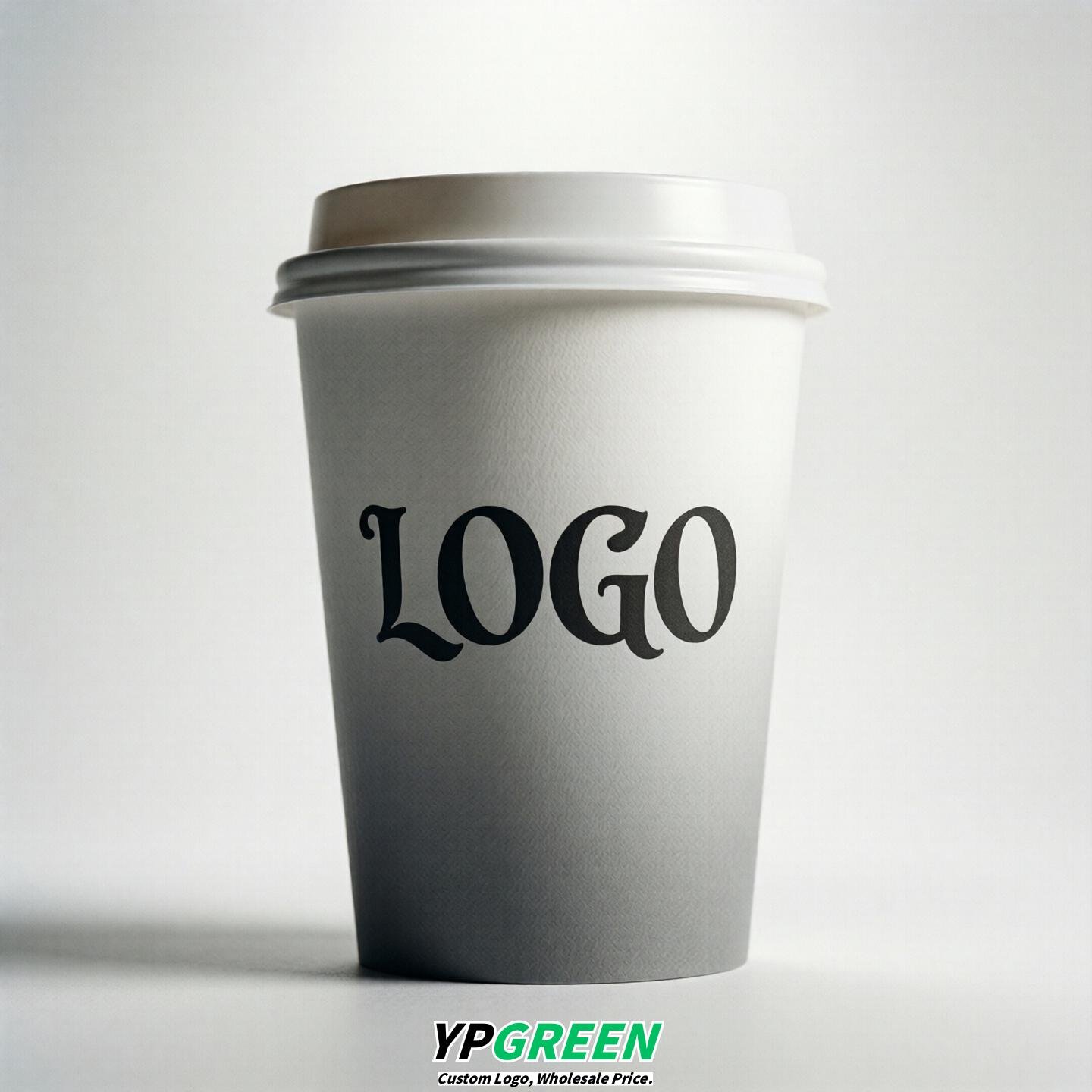 White Gradient Paper Cups 8oz/10oz/12oz/16oz/20oz/22oz