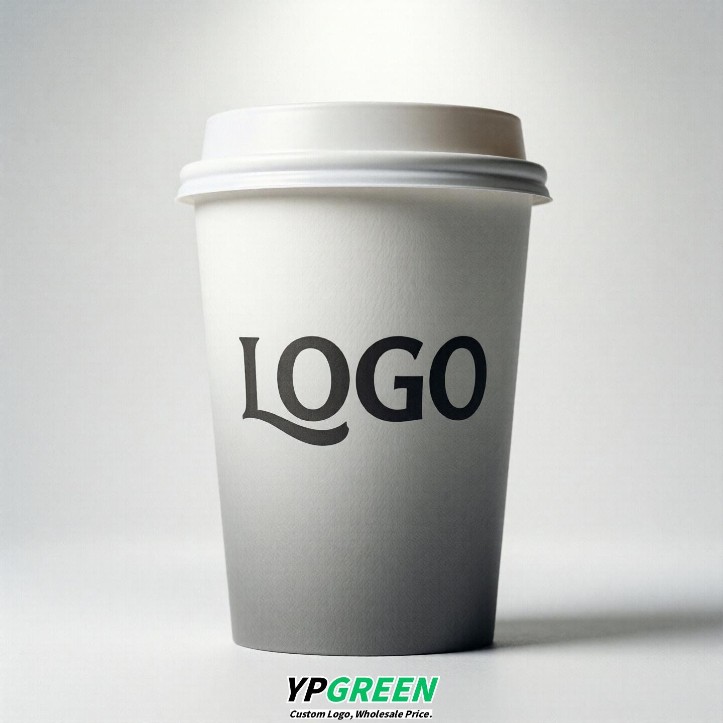 White Gradient Paper Cups 8oz/10oz/12oz/16oz/20oz/22oz