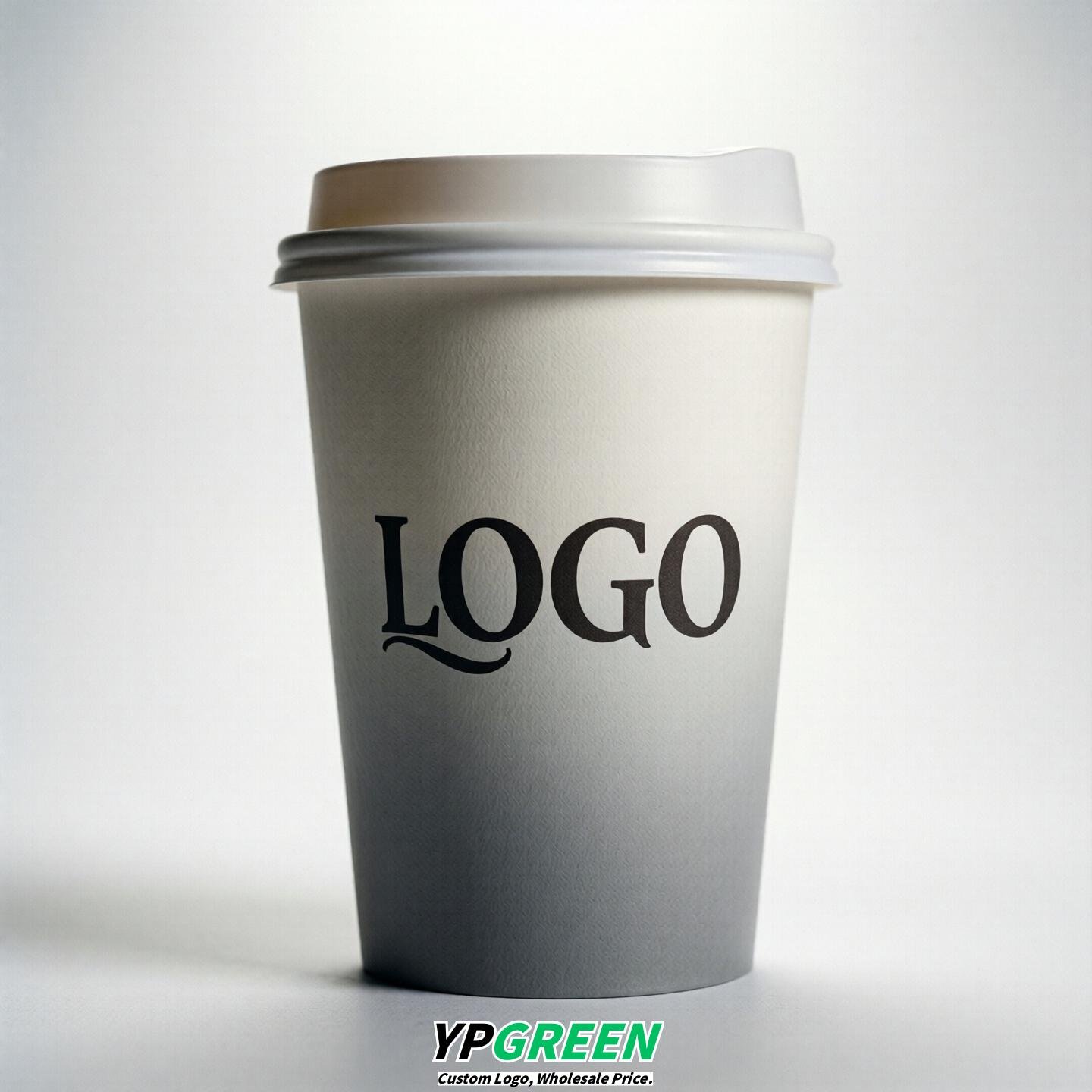 White Gradient Paper Cups 8oz/10oz/12oz/16oz/20oz/22oz