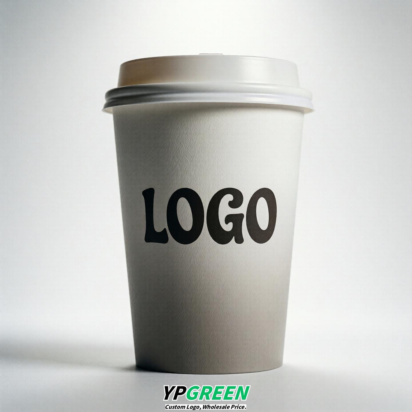 White Gradient Paper Cups 8oz/10oz/12oz/16oz/20oz/22oz