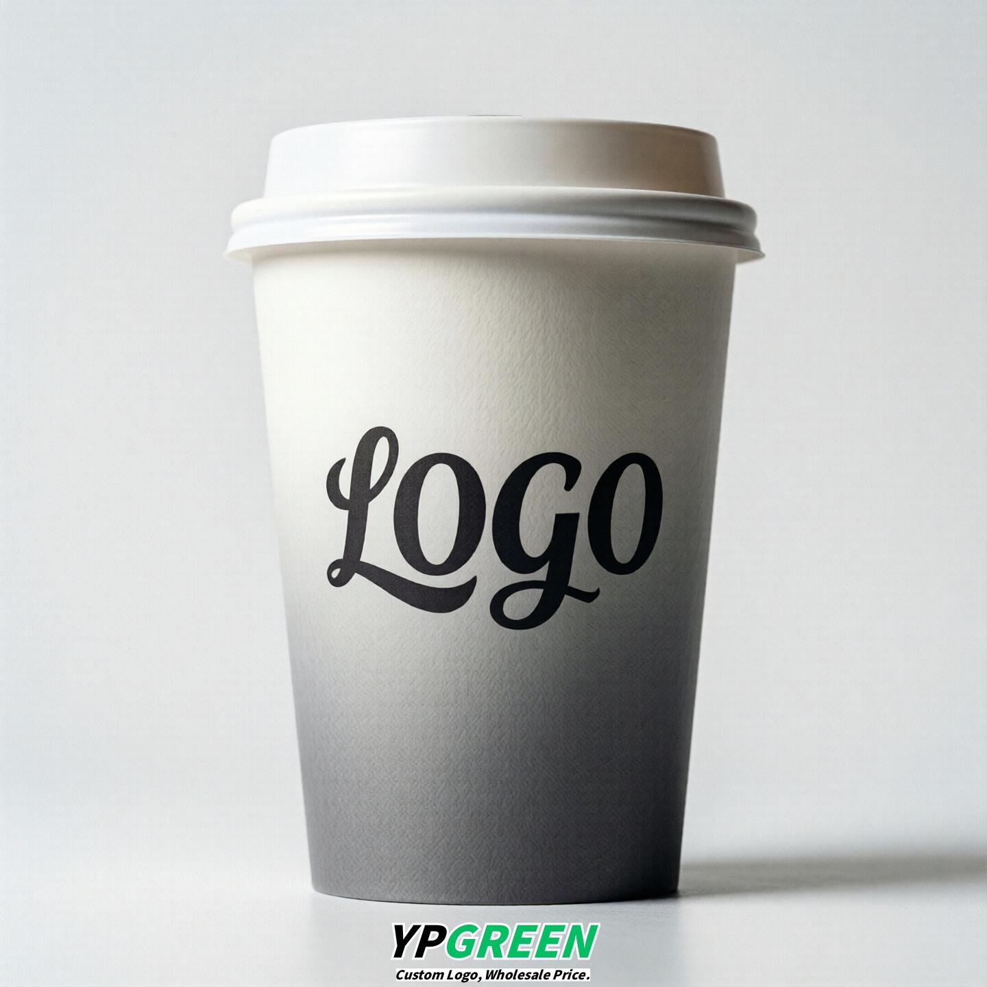 White Gradient Paper Cups 8oz/10oz/12oz/16oz/20oz/22oz