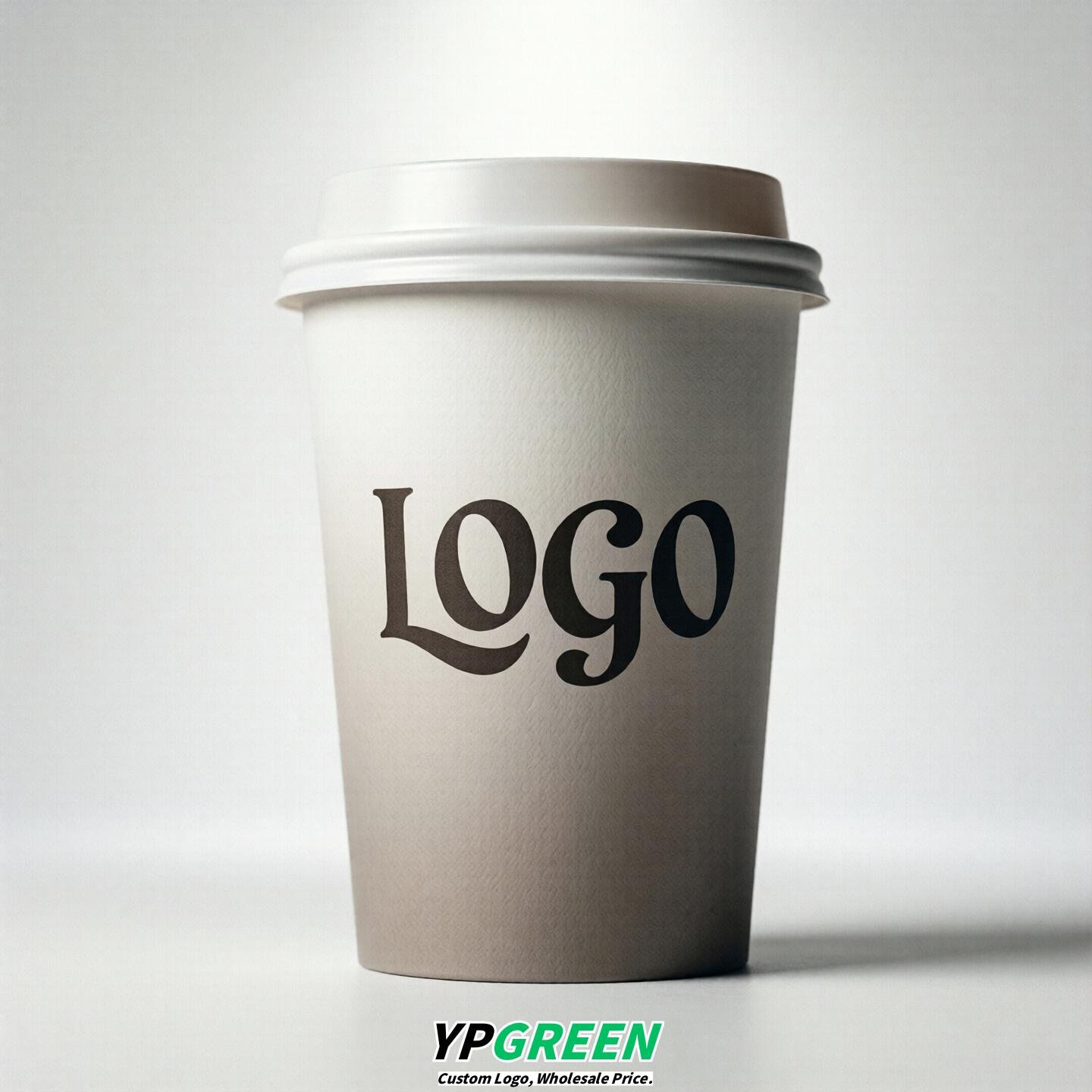 White Gradient Paper Cups 8oz/10oz/12oz/16oz/20oz/22oz