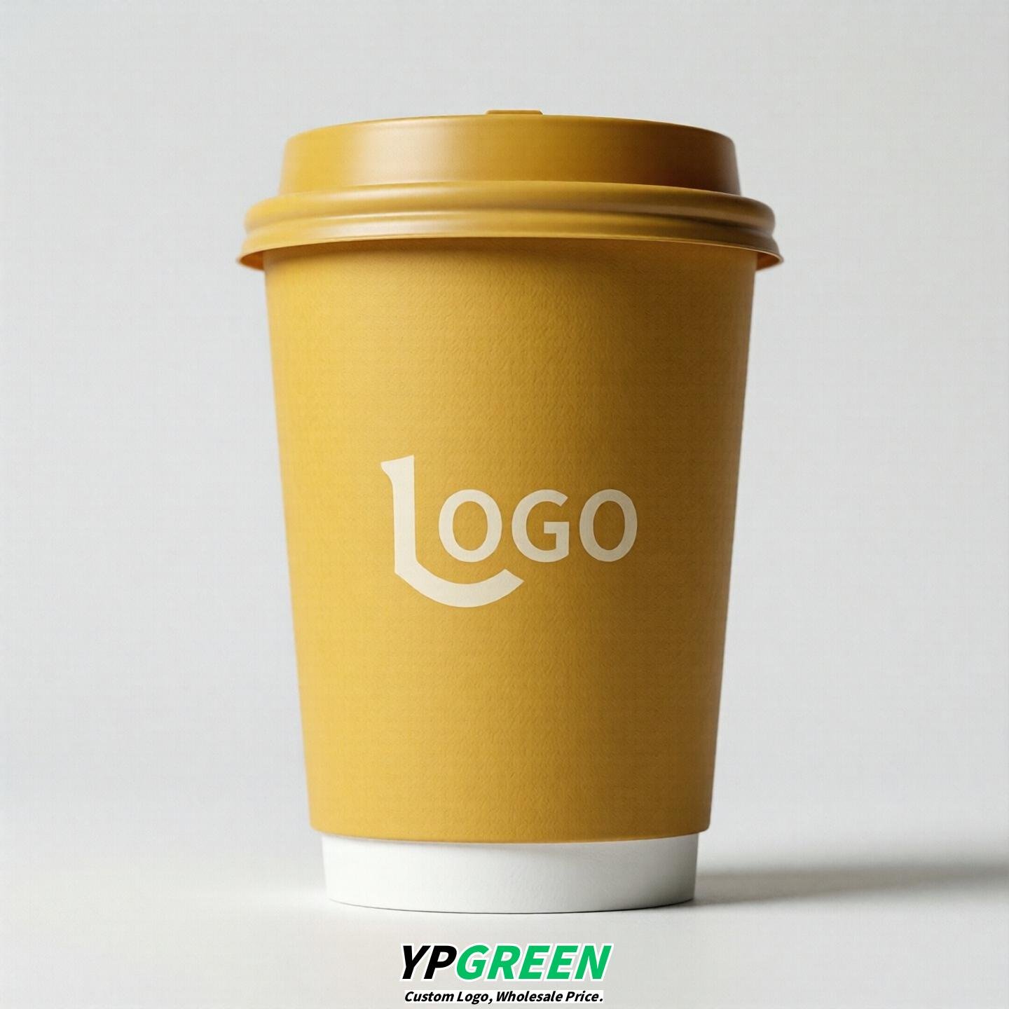 Custom Logo Double Wall Paper Cup