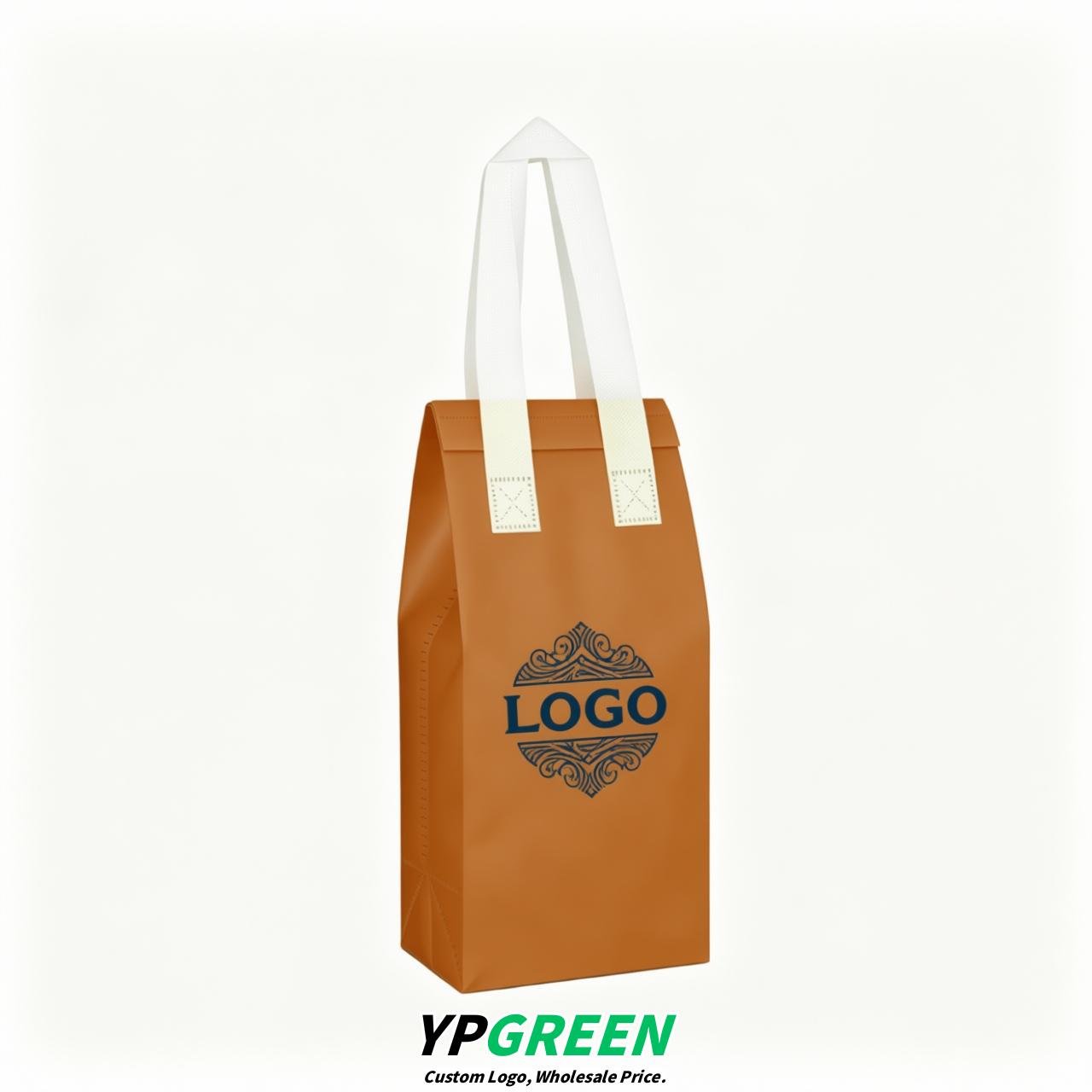 Amber Individual insulated take away bags wholesale 11x4.7x3.9 inches Thermal Beverage Take Out Bags