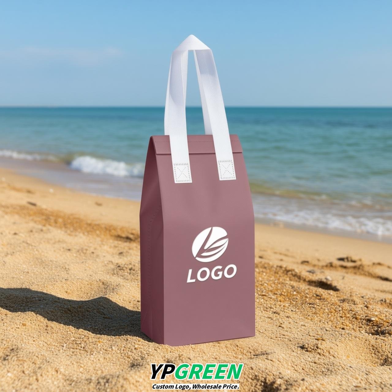 Mauve Individual insulated take away bags wholesale 11x4.7x3.9 inches Thermal Beverage Take Out Bags Mauve Individual insulated take away bags wholesale 11x4.7x3.9 inches Thermal Beverage Take Out Bags