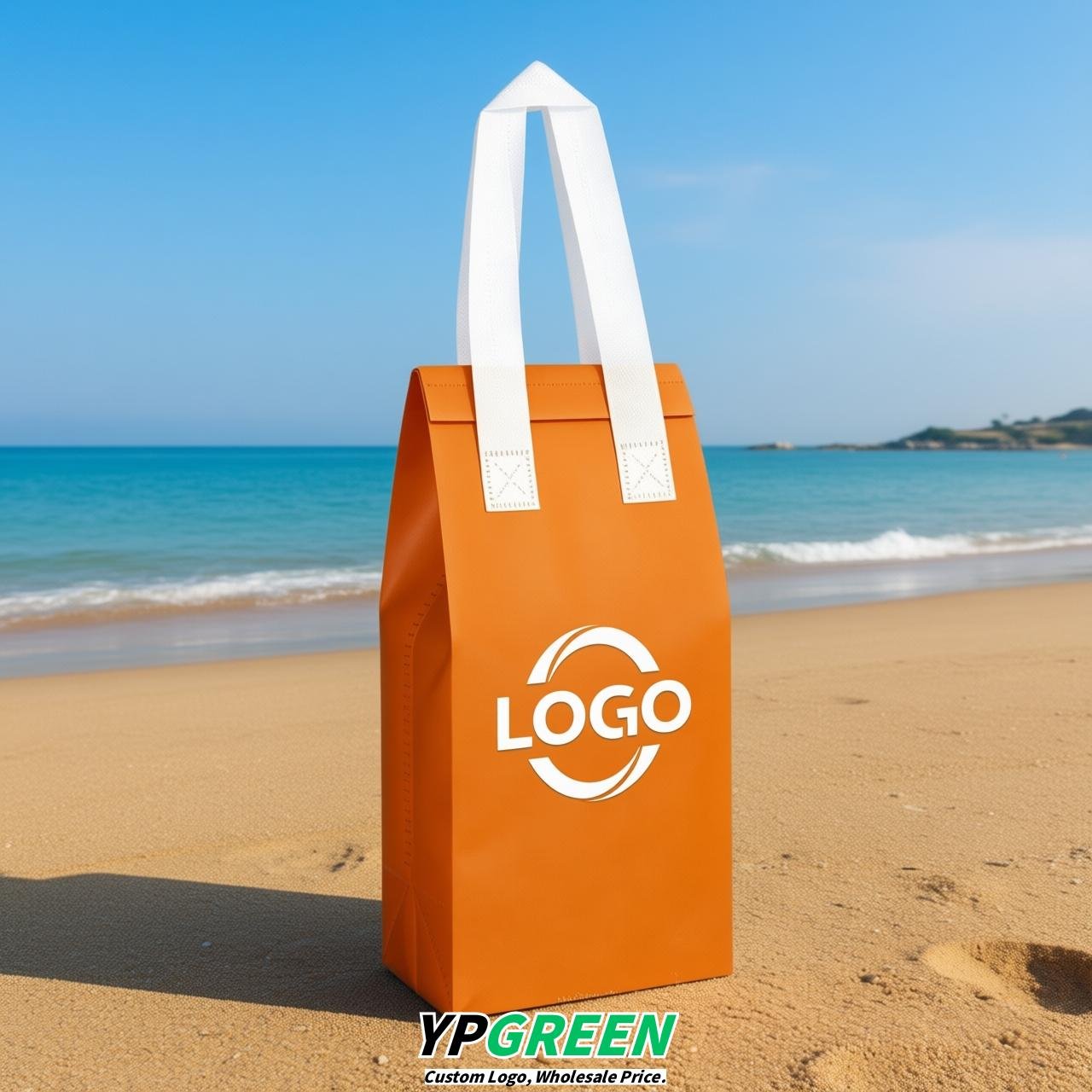 Orange Individual insulated take away bags wholesale 11x4.7x3.9 inches Thermal Beverage Take Out Bags Orange Individual insulated take away bags wholesale 11x4.7x3.9 inches Thermal Beverage Take Out Bags