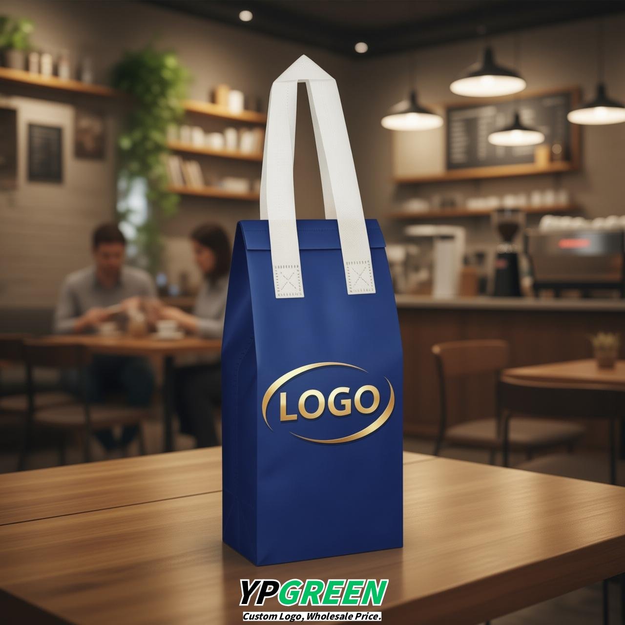 Sapphire Individual insulated take away bags wholesale 11x4.7x3.9 inches Thermal Beverage Take Out Bags