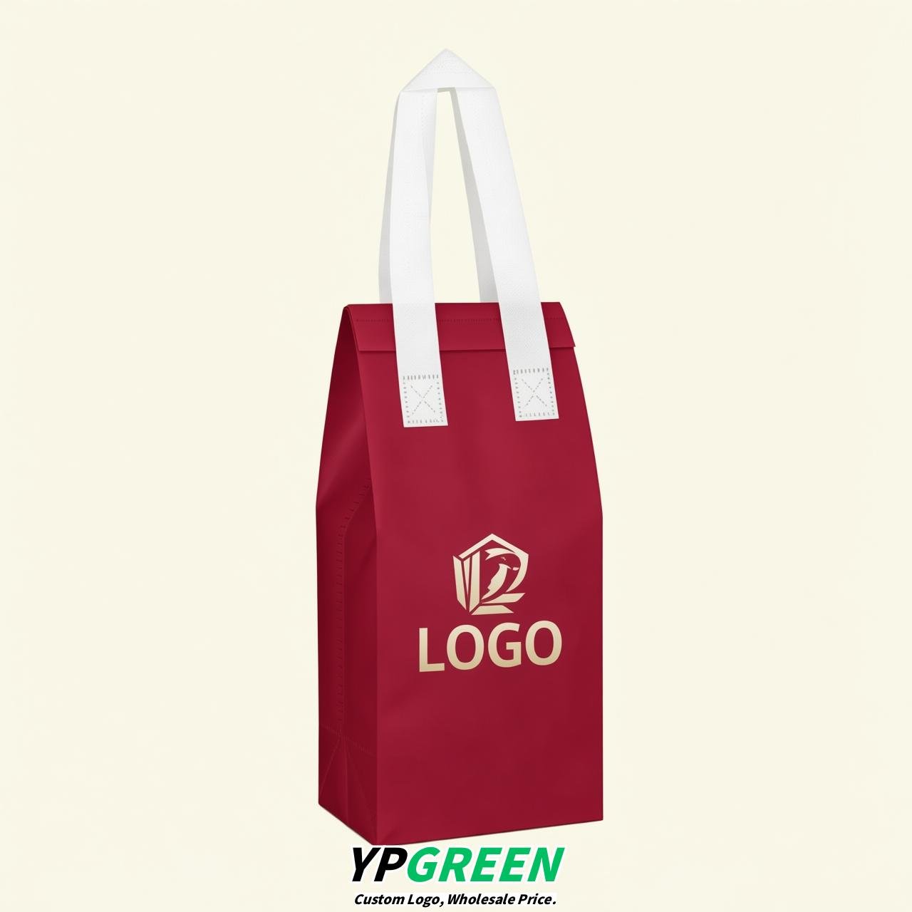 Scarlet Individual insulated take away bags wholesale 11x4.7x3.9 inches Thermal Beverage Take Out Bags
