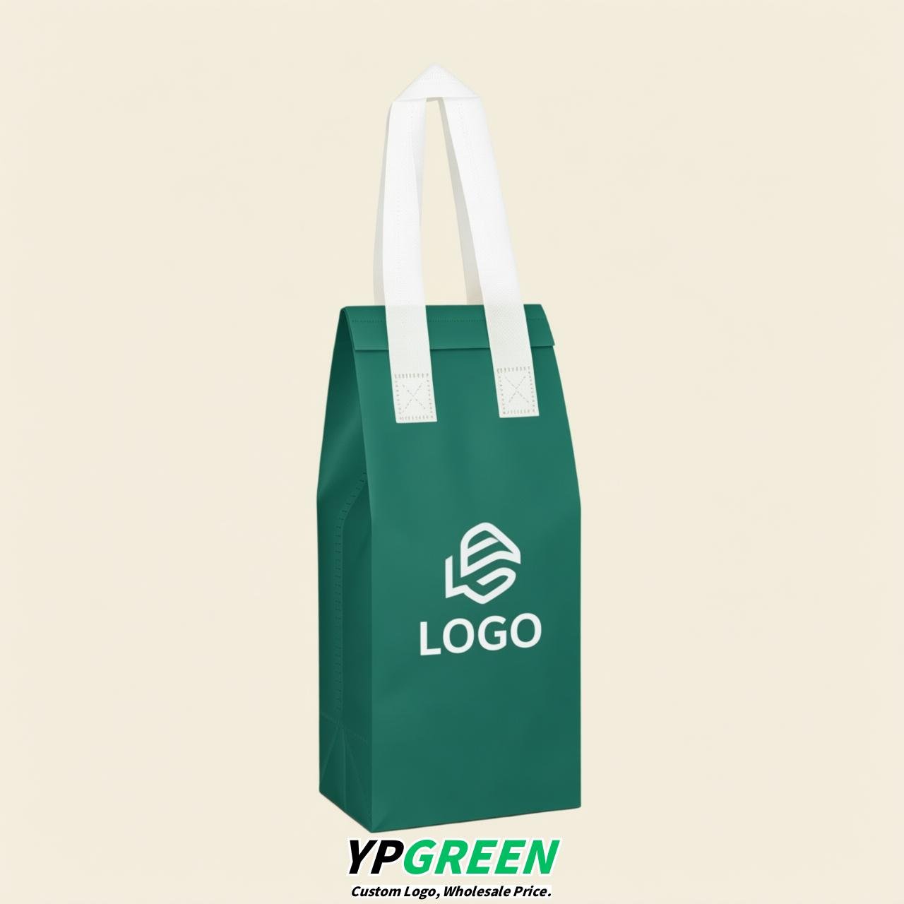 Viridian Individual insulated take away bags wholesale 11x4.7x3.9 inches Thermal Beverage Take Out Bags