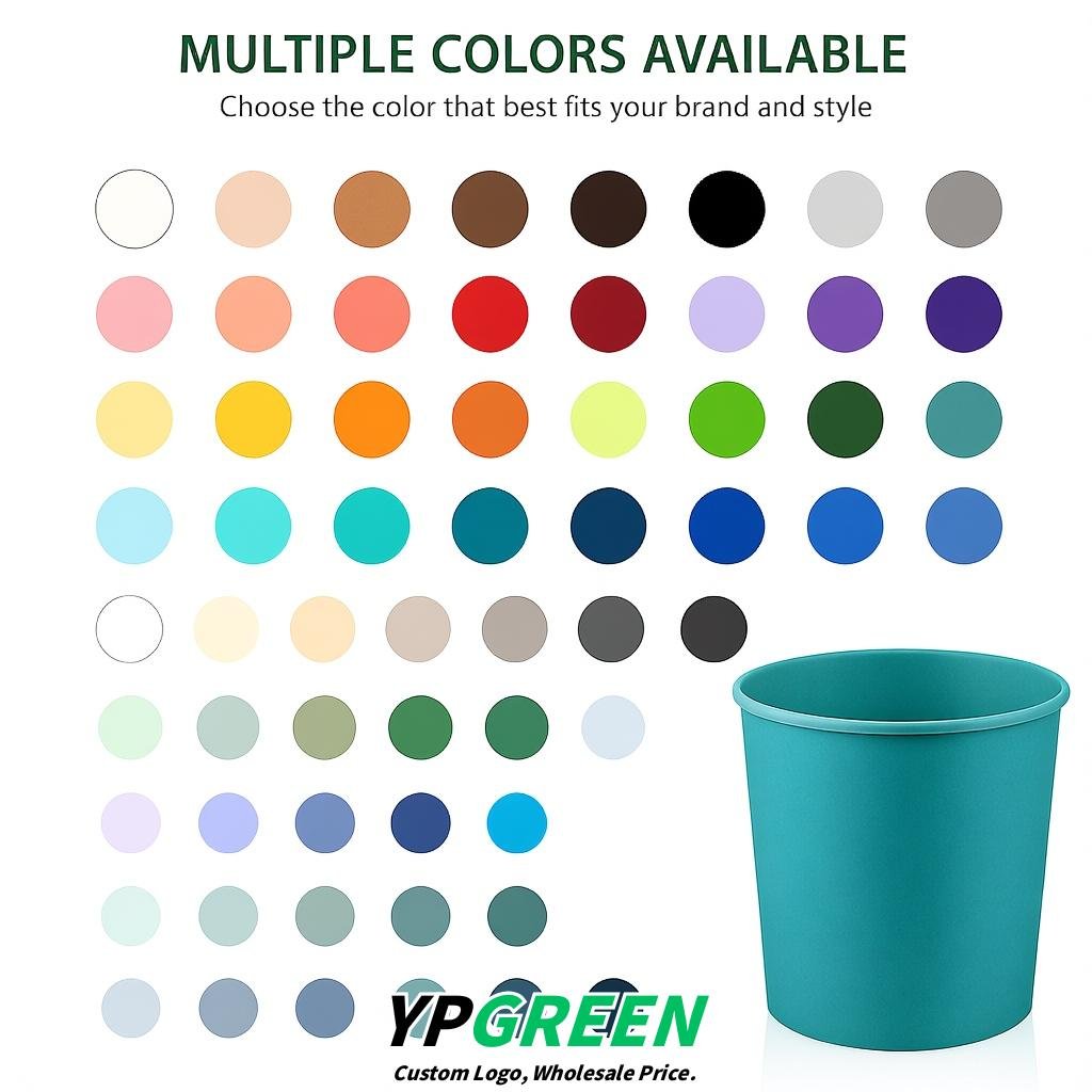 Cerulean 85 oz Paper Buckets 6.9x5.7x6.3 Inches Cardboard Food Container