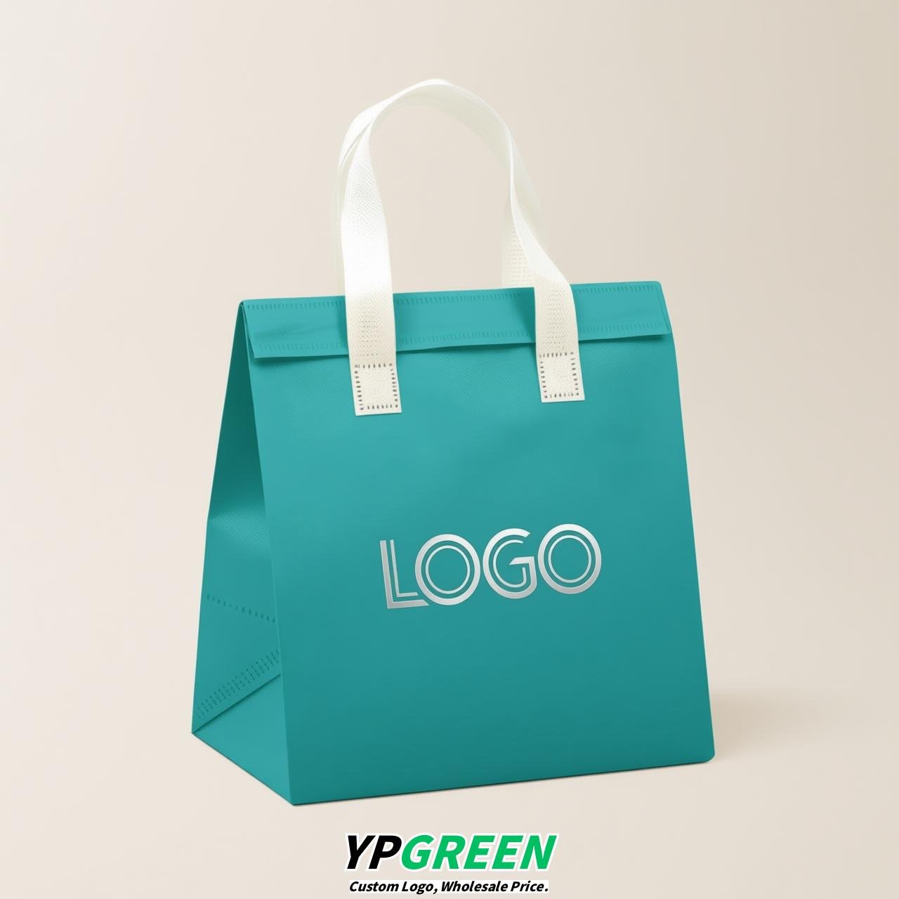 Cerulean 4-Cup insulated take away bags wholesale 9.5 x 9.5 x 6 inches for Hot & Cold Drink Delivery