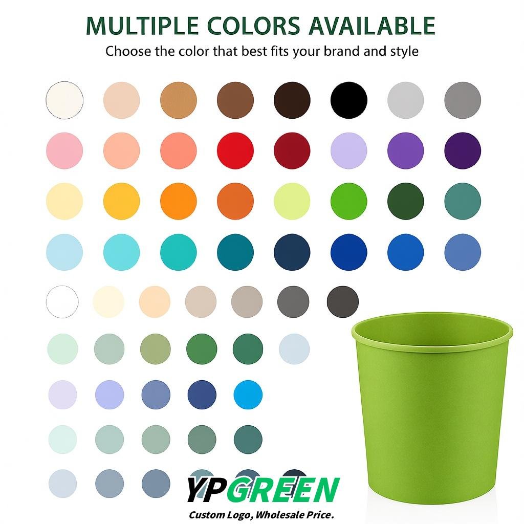 Chartreuse 85 oz Paper Buckets 6.9x5.7x6.3 Inches Cardboard Food Container