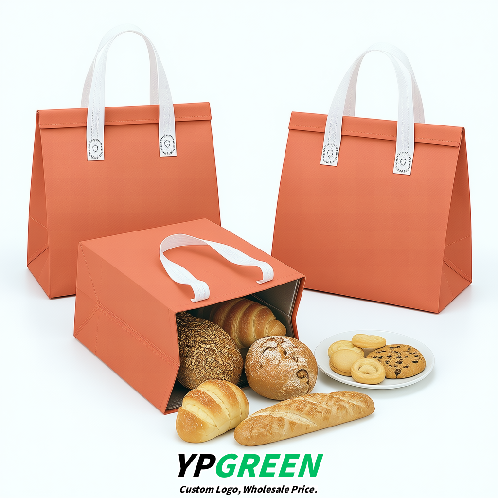 Coral 4-Cup insulated take away bags wholesale 9.5 x 9.5 x 6 inches for Hot & Cold Drink Delivery