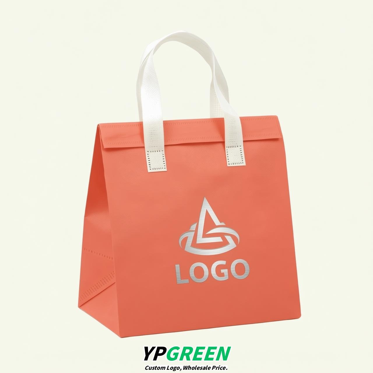 Coral 4-Cup insulated take away bags wholesale 9.5 x 9.5 x 6 inches for Hot & Cold Drink Delivery