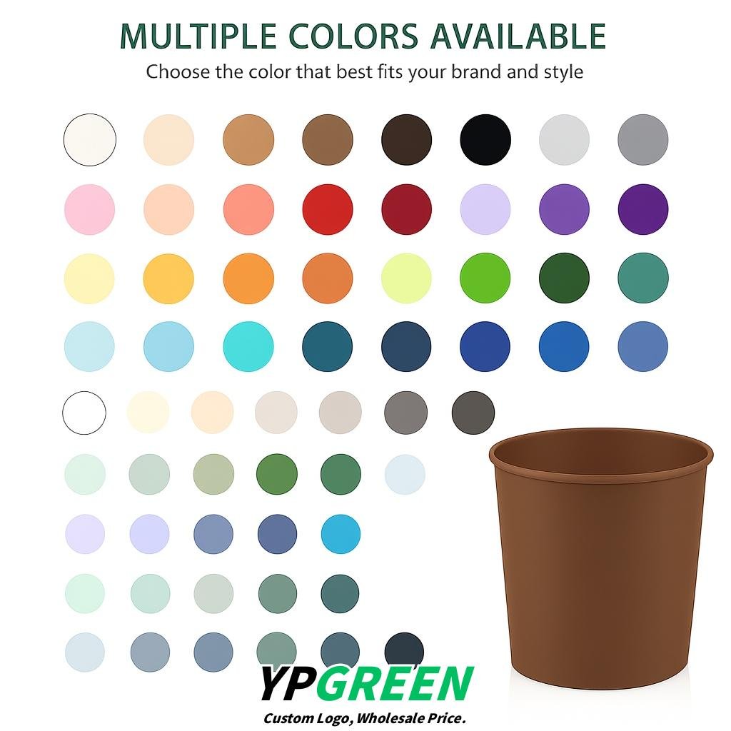 Kraft Brown 85 oz Paper Buckets 6.9x5.7x6.3 Inches Cardboard Food Container