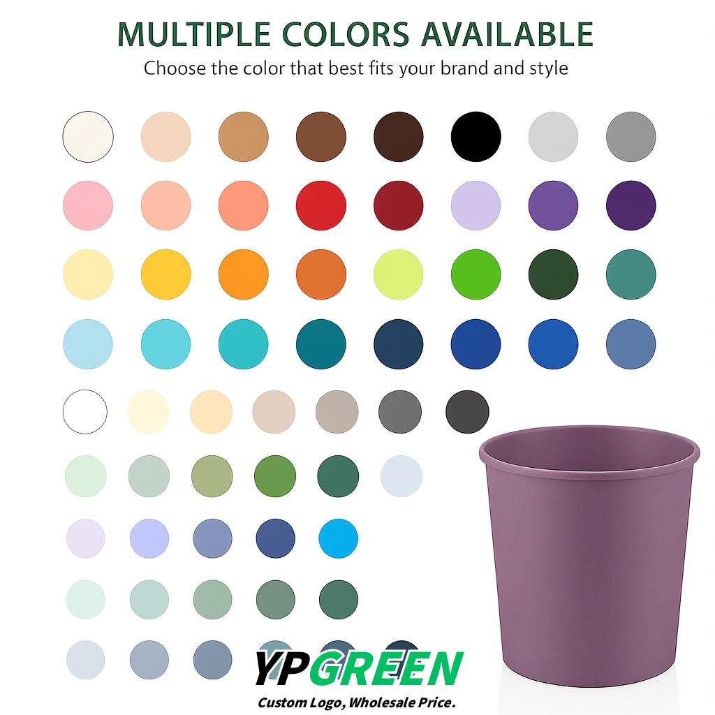 Mauve 85 oz Paper Buckets 6.9x5.7x6.3 Inches Cardboard Food Container