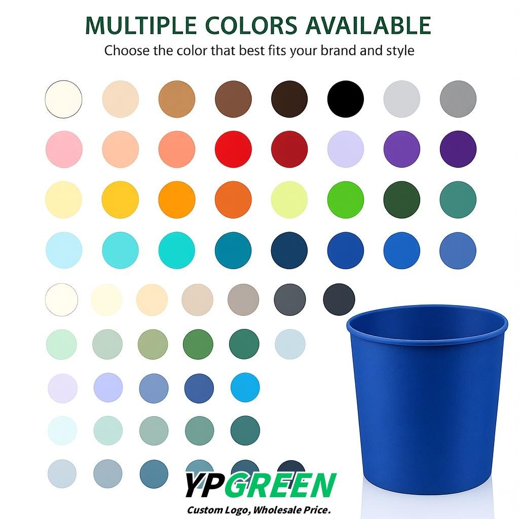 Sapphire 85 oz Paper Buckets 6.9x5.7x6.3 Inches Cardboard Food Container