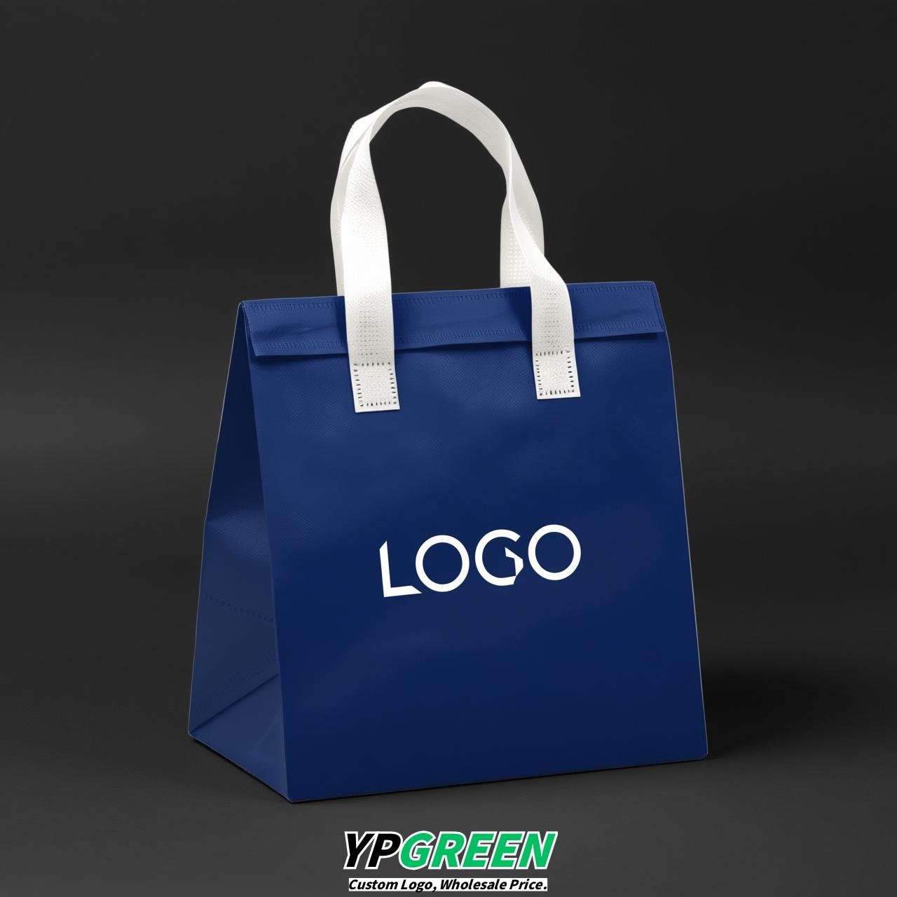 Sapphire 4-Cup insulated take away bags wholesale 9.5 x 9.5 x 6 inches for Hot & Cold Drink Delivery