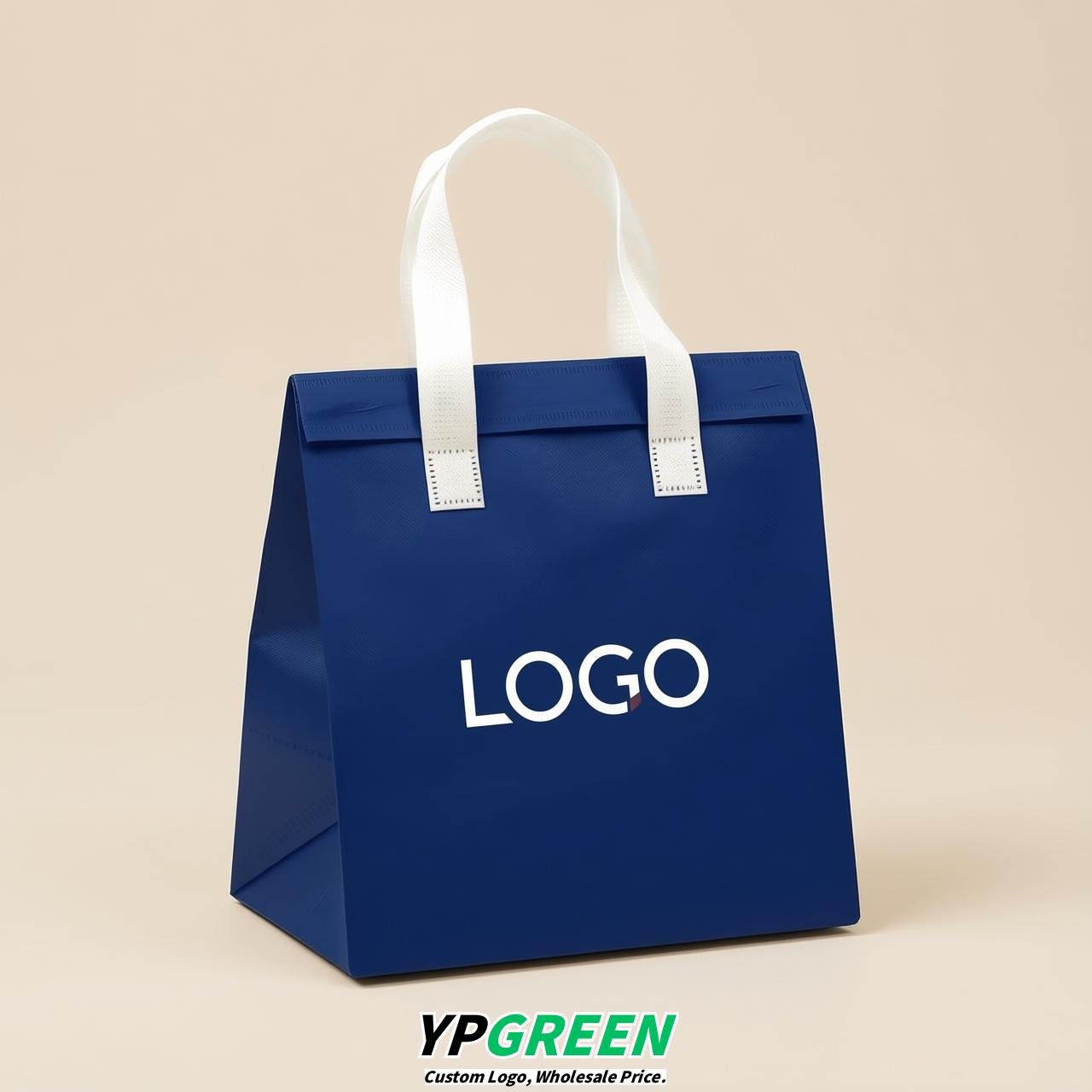Sapphire 4-Cup insulated take away bags wholesale 9.5 x 9.5 x 6 inches for Hot & Cold Drink Delivery