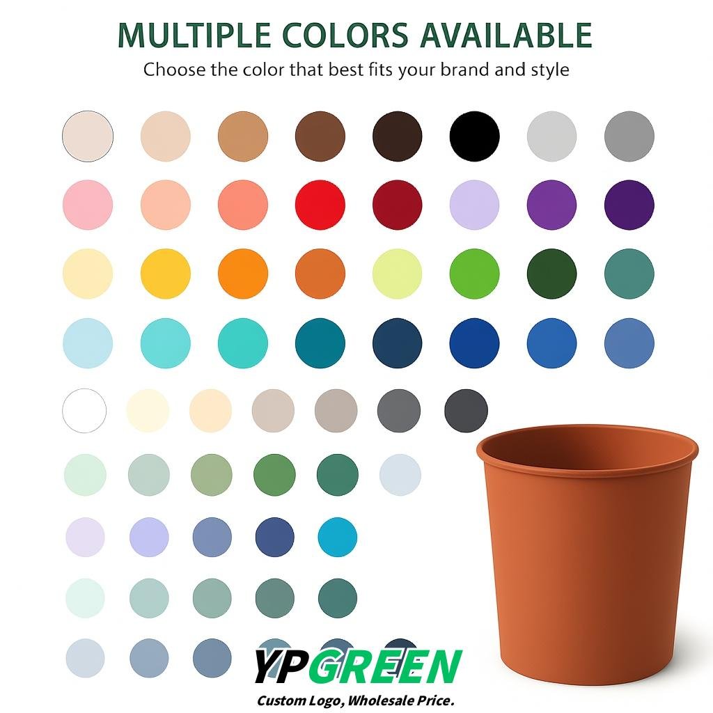 Terracotta 85 oz Paper Buckets 6.9x5.7x6.3 Inches Cardboard Food Container