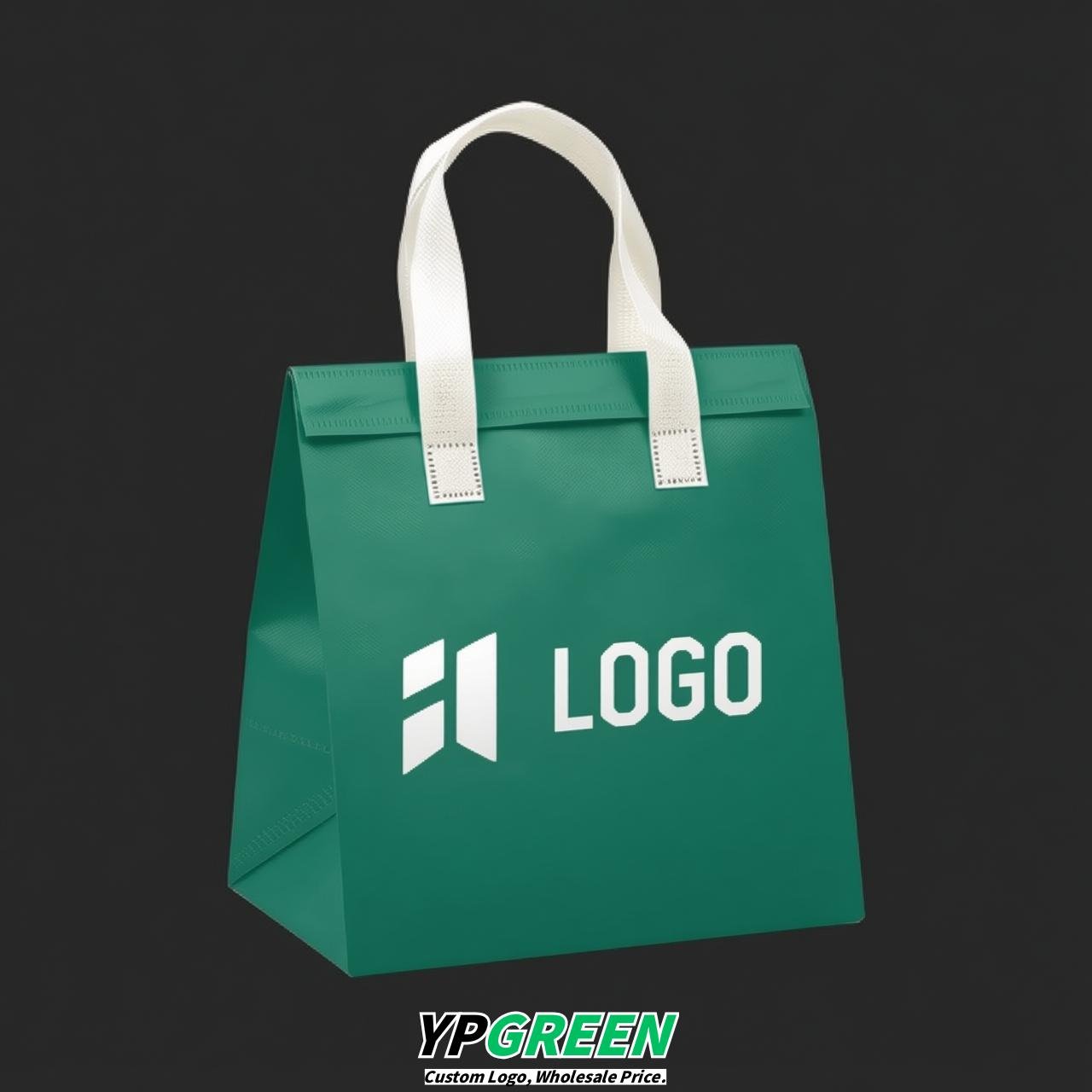 Viridian 4-Cup insulated take away bags wholesale 9.5 x 9.5 x 6 inches for Hot & Cold Drink Delivery