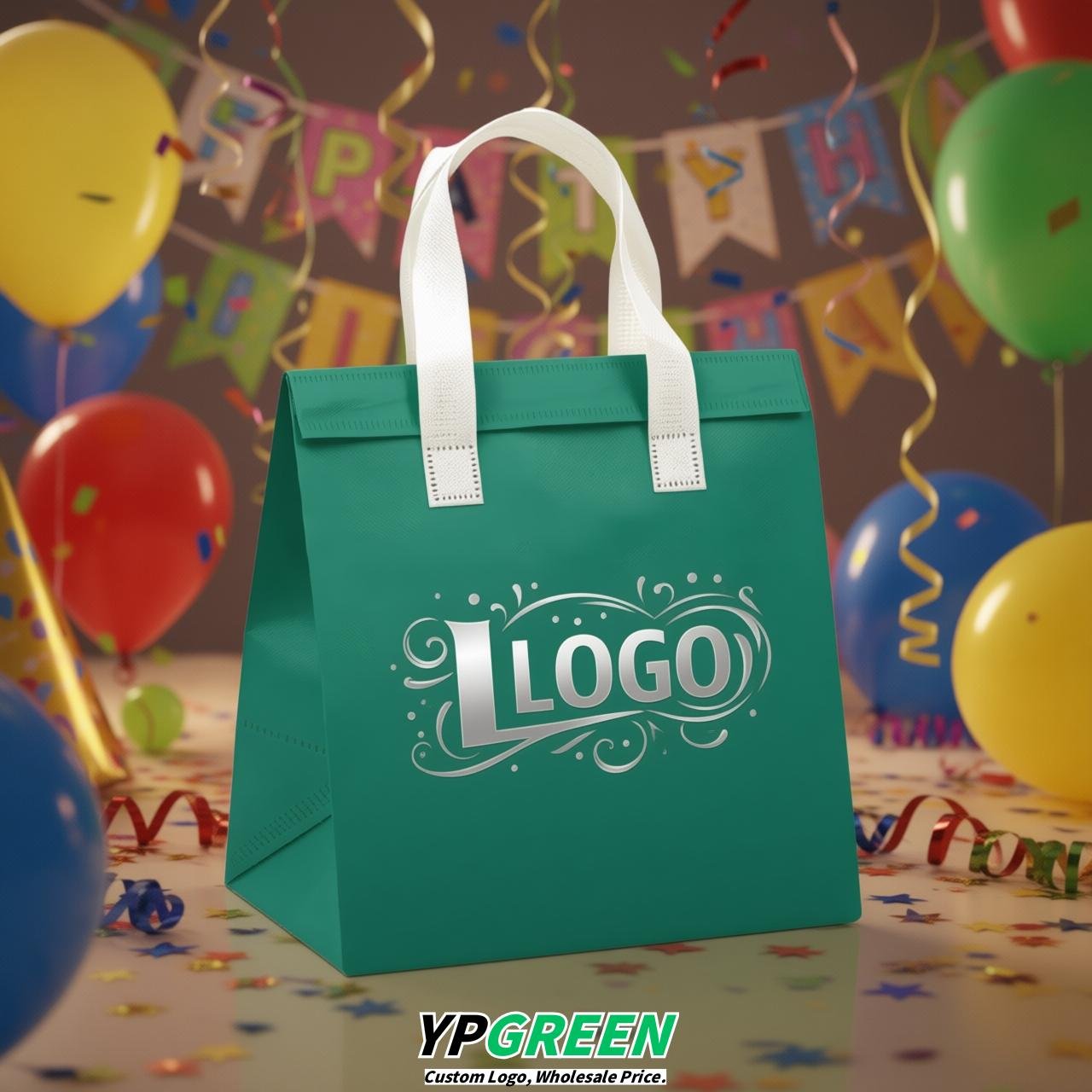 Viridian 4-Cup insulated take away bags wholesale 9.5 x 9.5 x 6 inches for Hot & Cold Drink Delivery