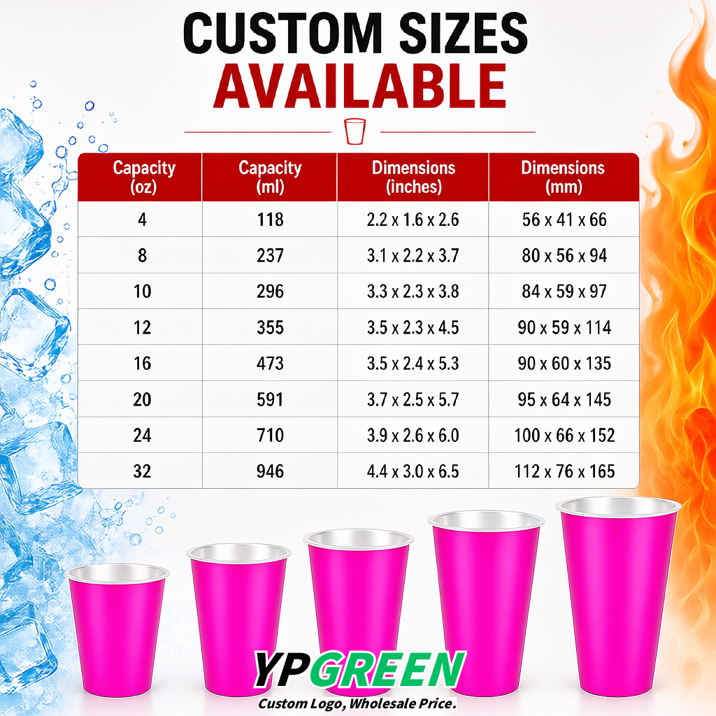 Neon Pink Matte Metal Film In-mold Labeling PP Injection Cup For Hot & Cold Drink Neon Pink Matte Metal Film In-mold Labeling PP Injection Cup For Hot & Cold Drink