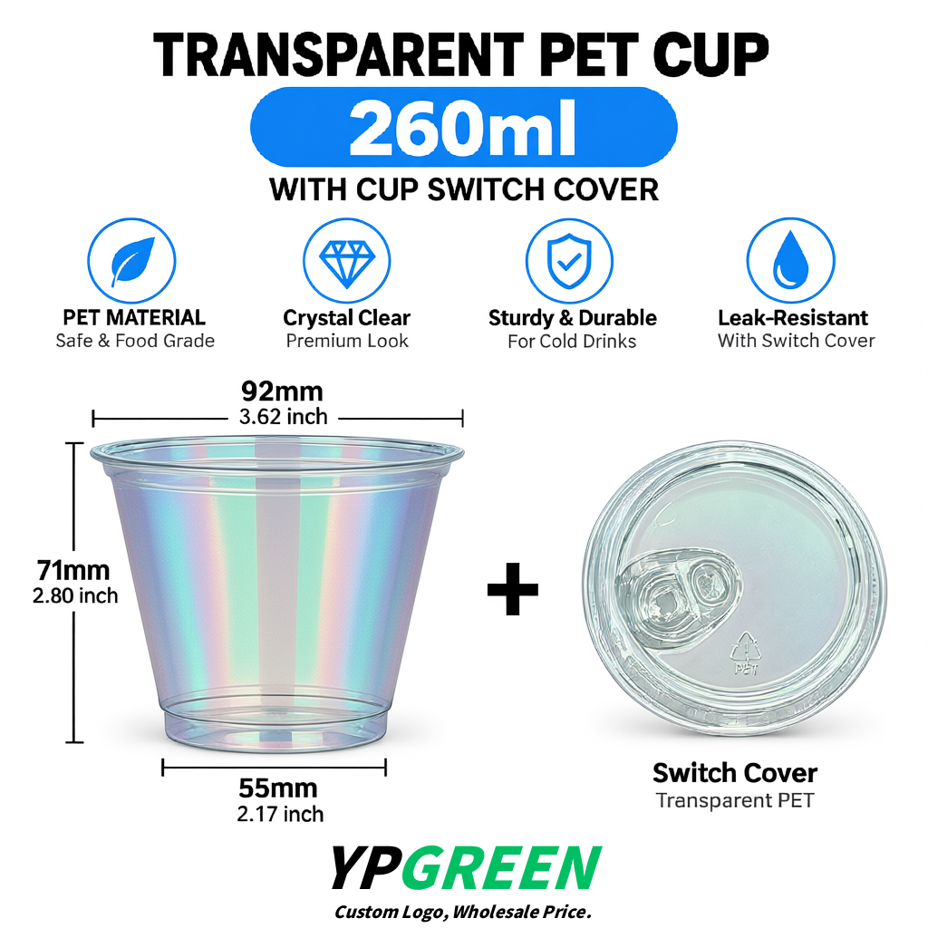 Iridescent Iced Latte Plastic Cup 260ml Disposable Clear Cup 9.2×5.5×7.1cm Iridescent Iced Latte Plastic Cup 260ml Disposable Clear Cup 9.2×5.5×7.1cm